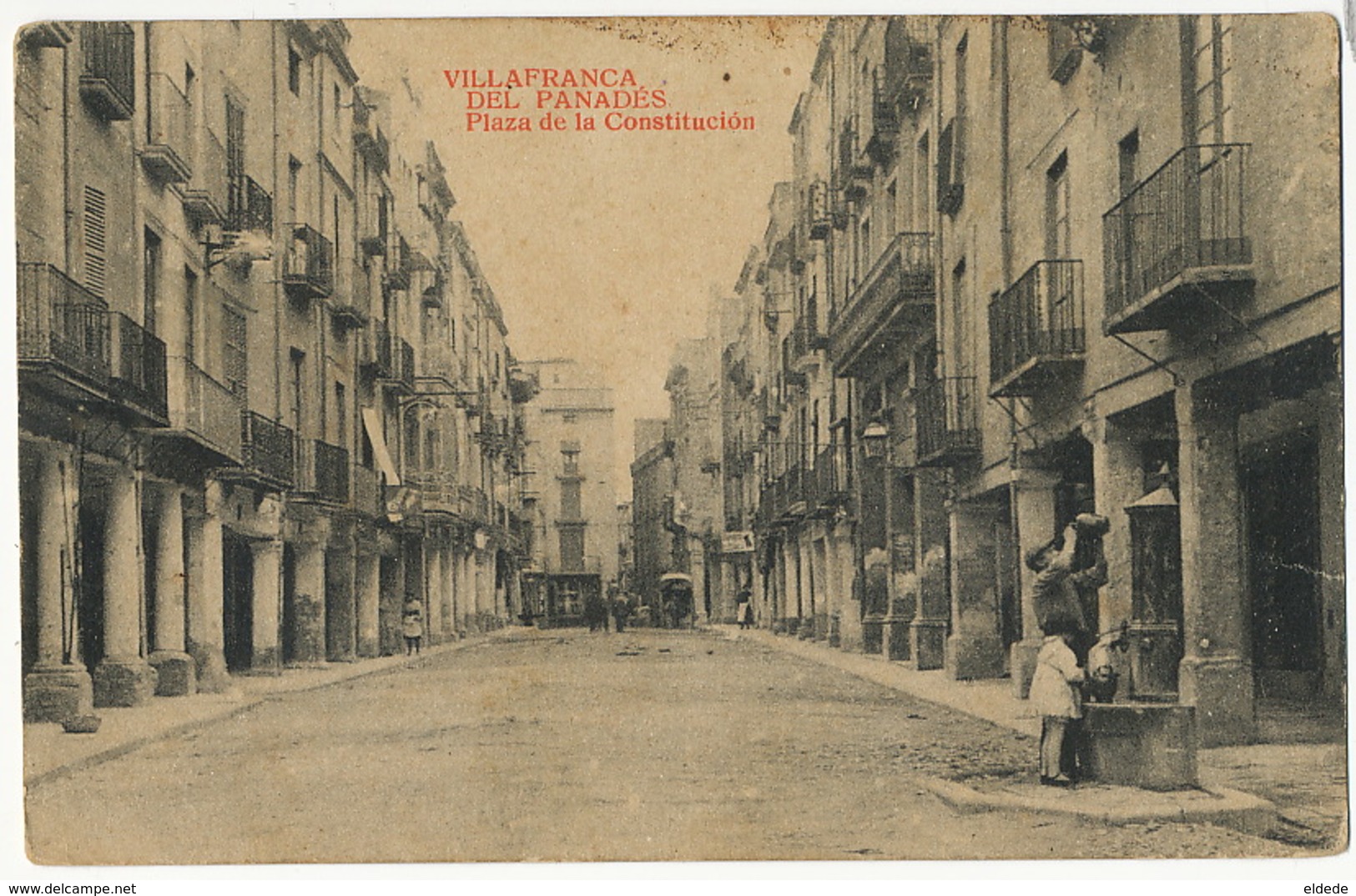 Villafranca Del Panades Plaza De La Constitucion Fotografia Thomas - Barcelona