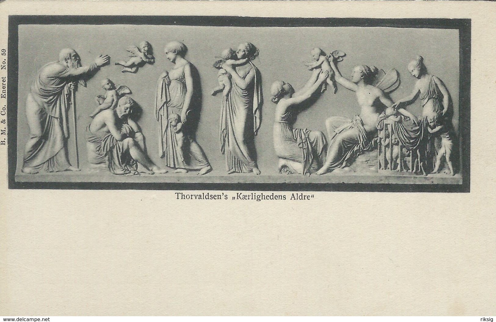 Thorvaldsen - "The Ages Of Love"  Danish Card.   S-4184 - Other & Unclassified