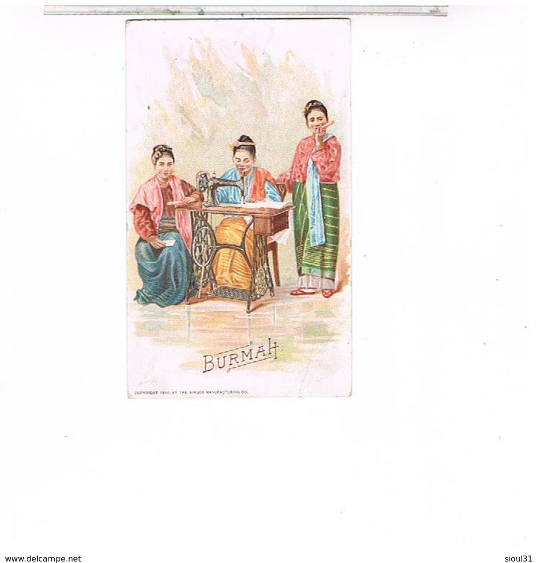 BIRMANIE     COUTURIERES   1L507 - Myanmar (Burma)