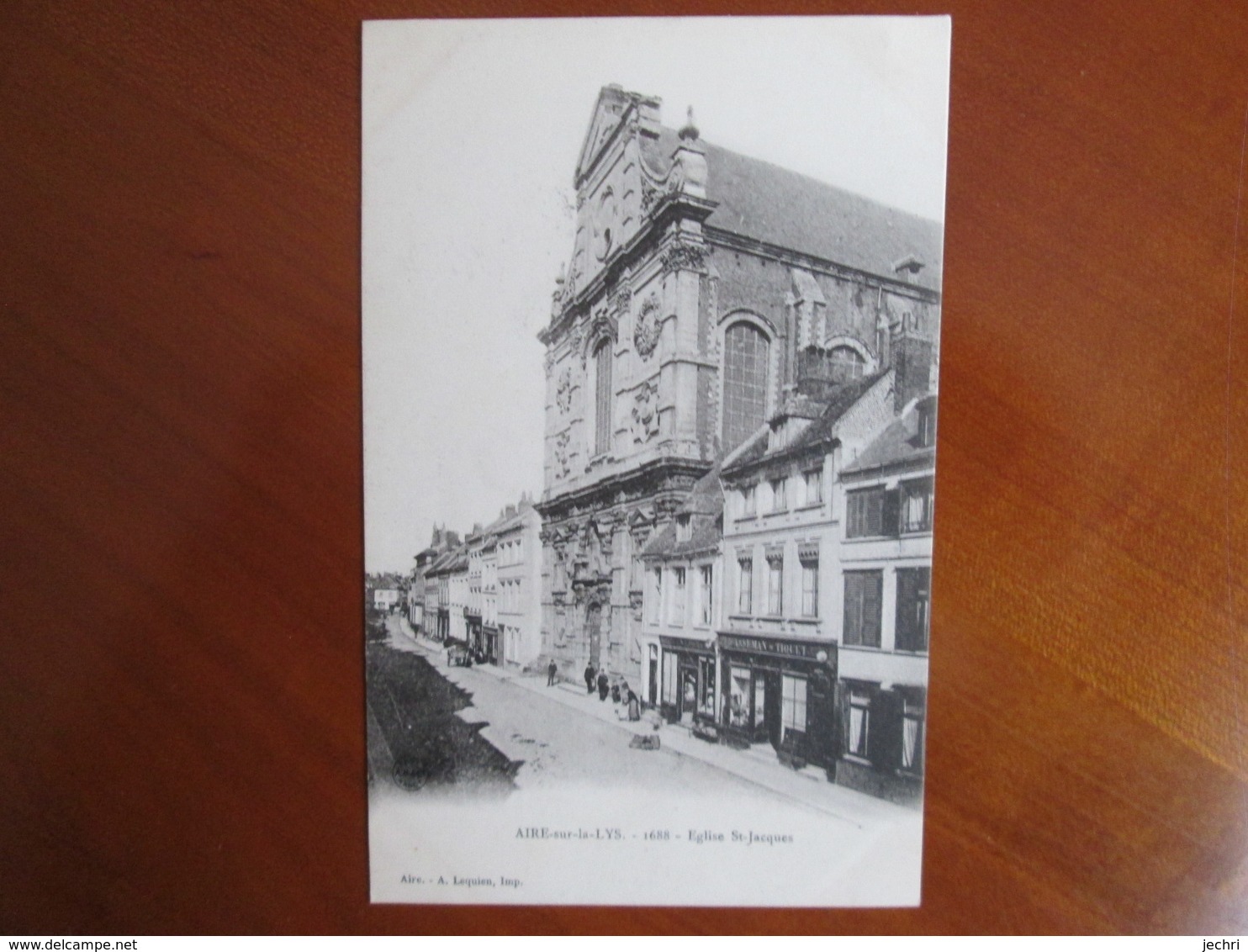 Aire Sur La Lys ,  Eglise St Jacques , Dos 1900 - Autres & Non Classés