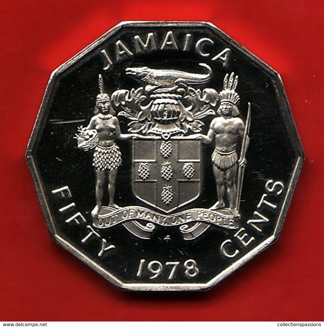 - JAMAIQUE - Fifty Cents. 50 Cents - 1978 - - Jamaica