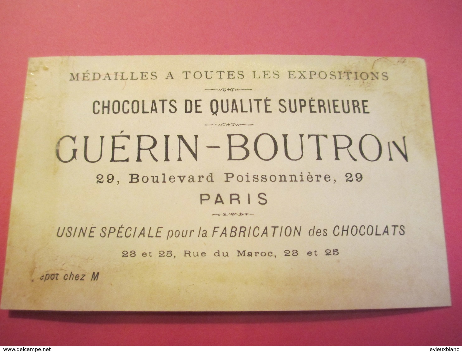 5 Chromos Du 19éme Siécle /Soldats /Chocolat Guérin Boutron/Bd Possonniére PARIS/Vallet-Minot/vers 1880-1890      IMA246 - Guerin Boutron