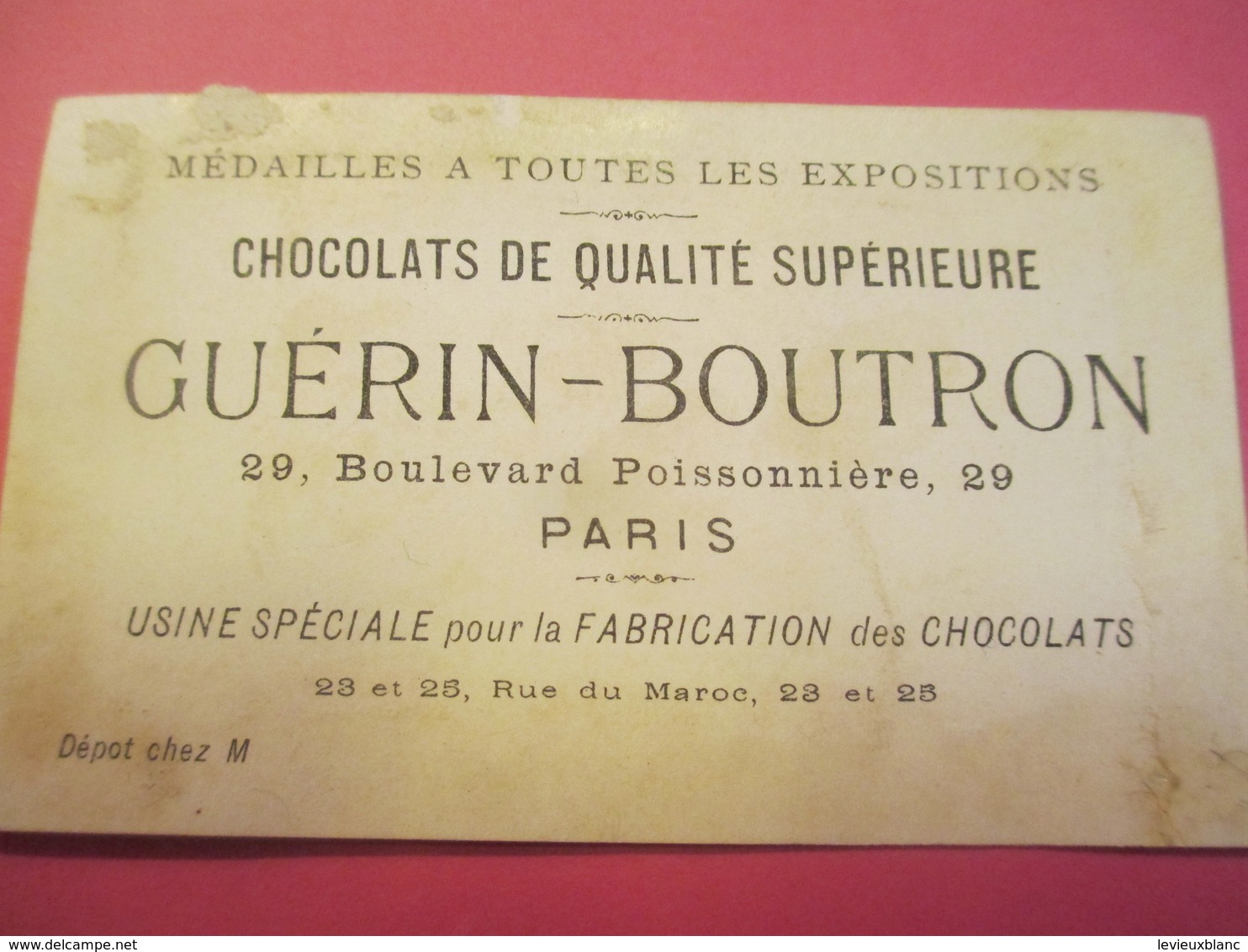 5 Chromos du 19éme siécle /Soldats /Chocolat Guérin Boutron/Bd Possonniére PARIS/Vallet-Minot/vers 1880-1890      IMA246