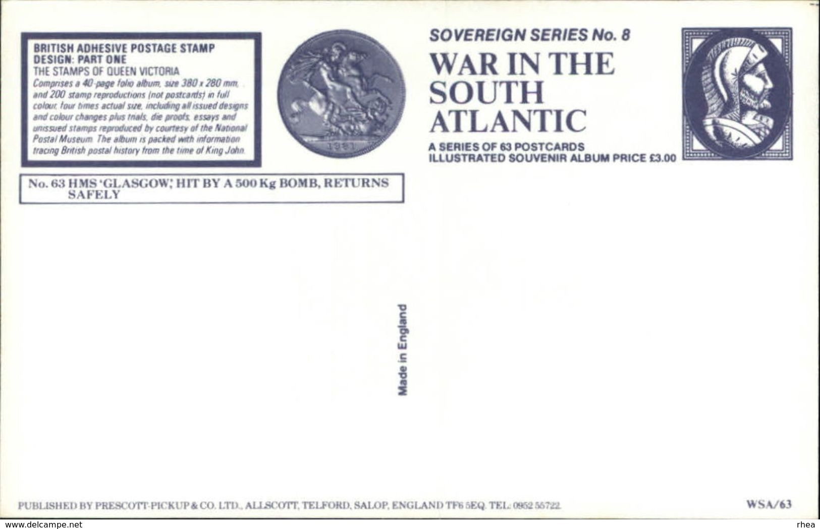 GUERRE DES MALOUINES - Angleterre - Argentine - Série War In The South Atlantic - Marine Miltaire - - Autres & Non Classés