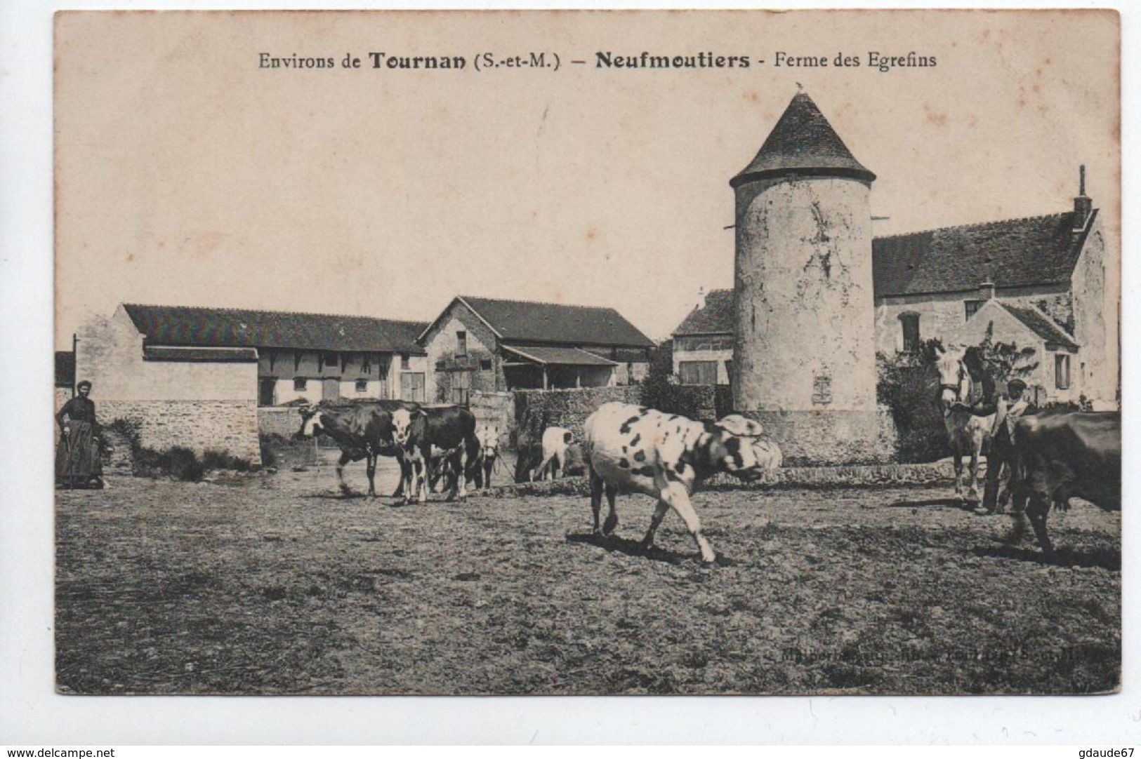 ENVIRONS De TOURNAN - NEUFMOUTIERS (77) - FERME DES EGREFINS - Autres & Non Classés