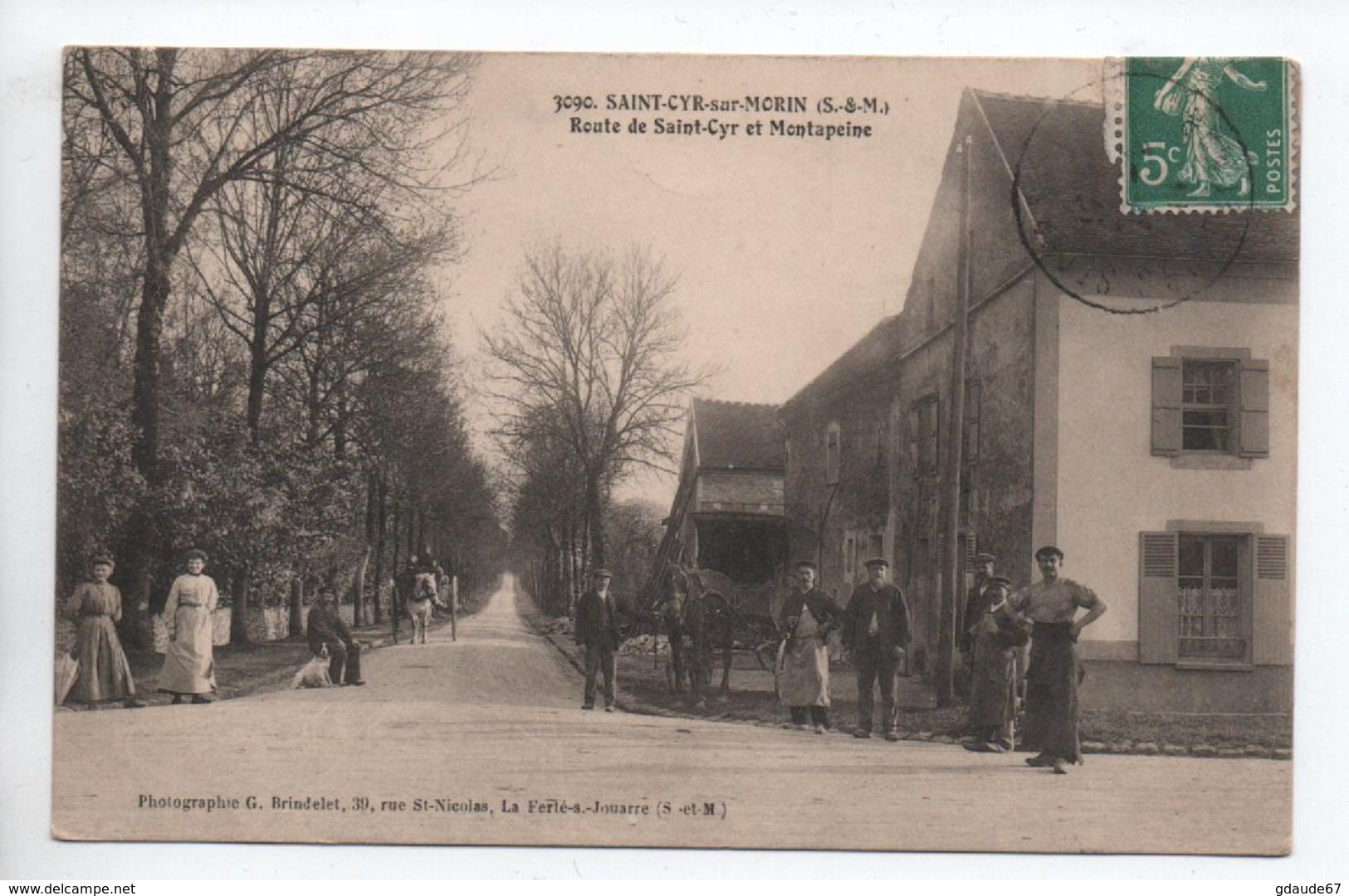 SAINT CYR SUR MORIN (77) - ROUTE DE SAINT CYR ET MONTAPEINE - Autres & Non Classés