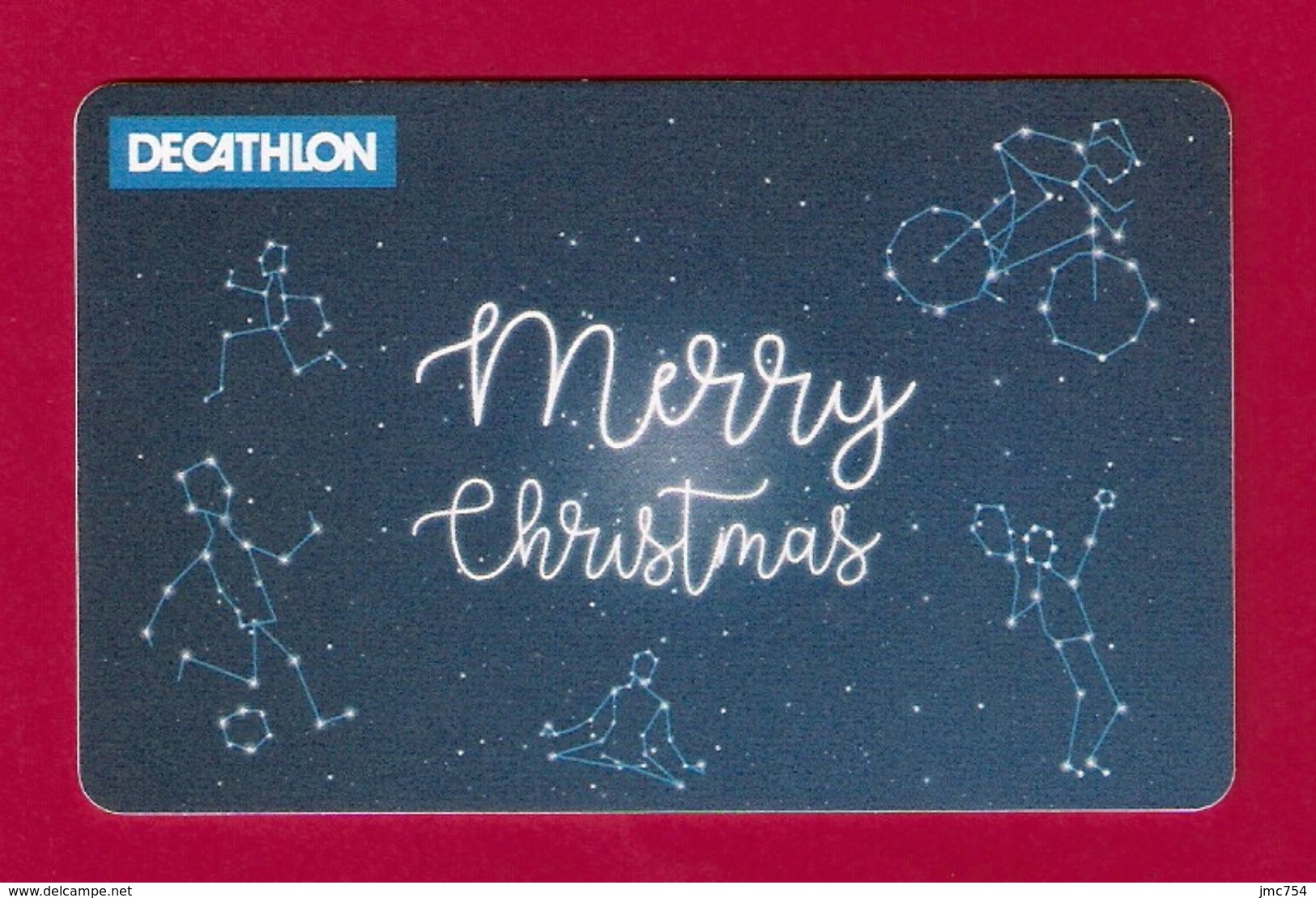 Carte Cadeau. Gift Card.   DECATHLON Belgique.   Merry Christmas. - Gift Cards