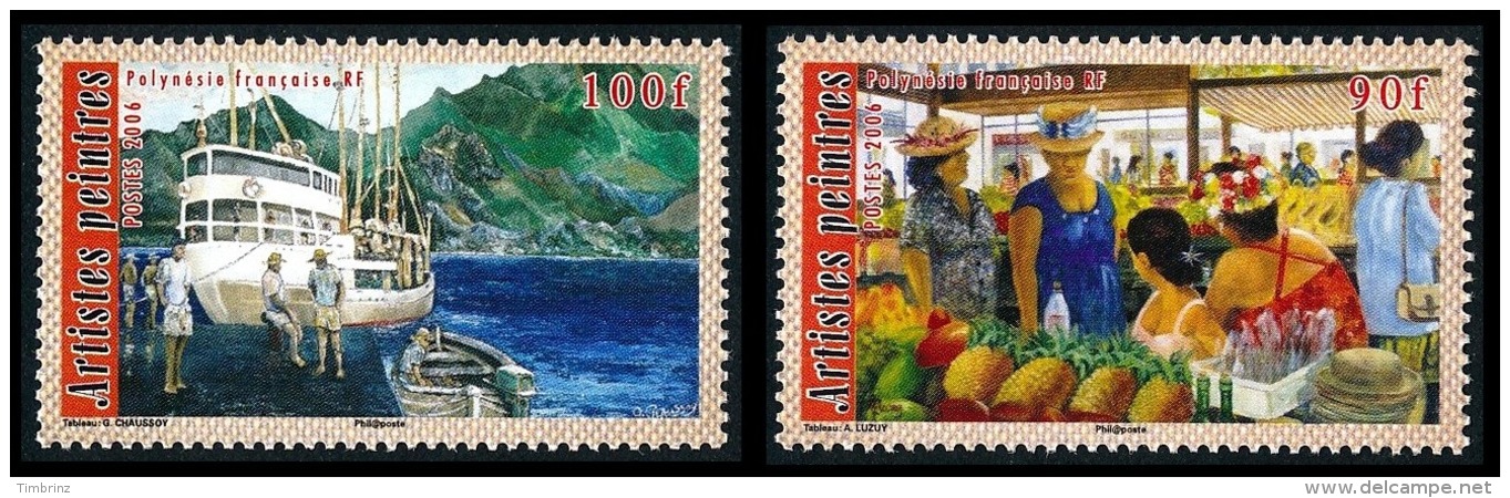 POLYNESIE Année Complète 2006 + BF (dont Carnet) - Yv. 761 à 797 + BF 32 ** SUP - 39 Timbres ** MNH  ..Réf.POL23262 - Années Complètes