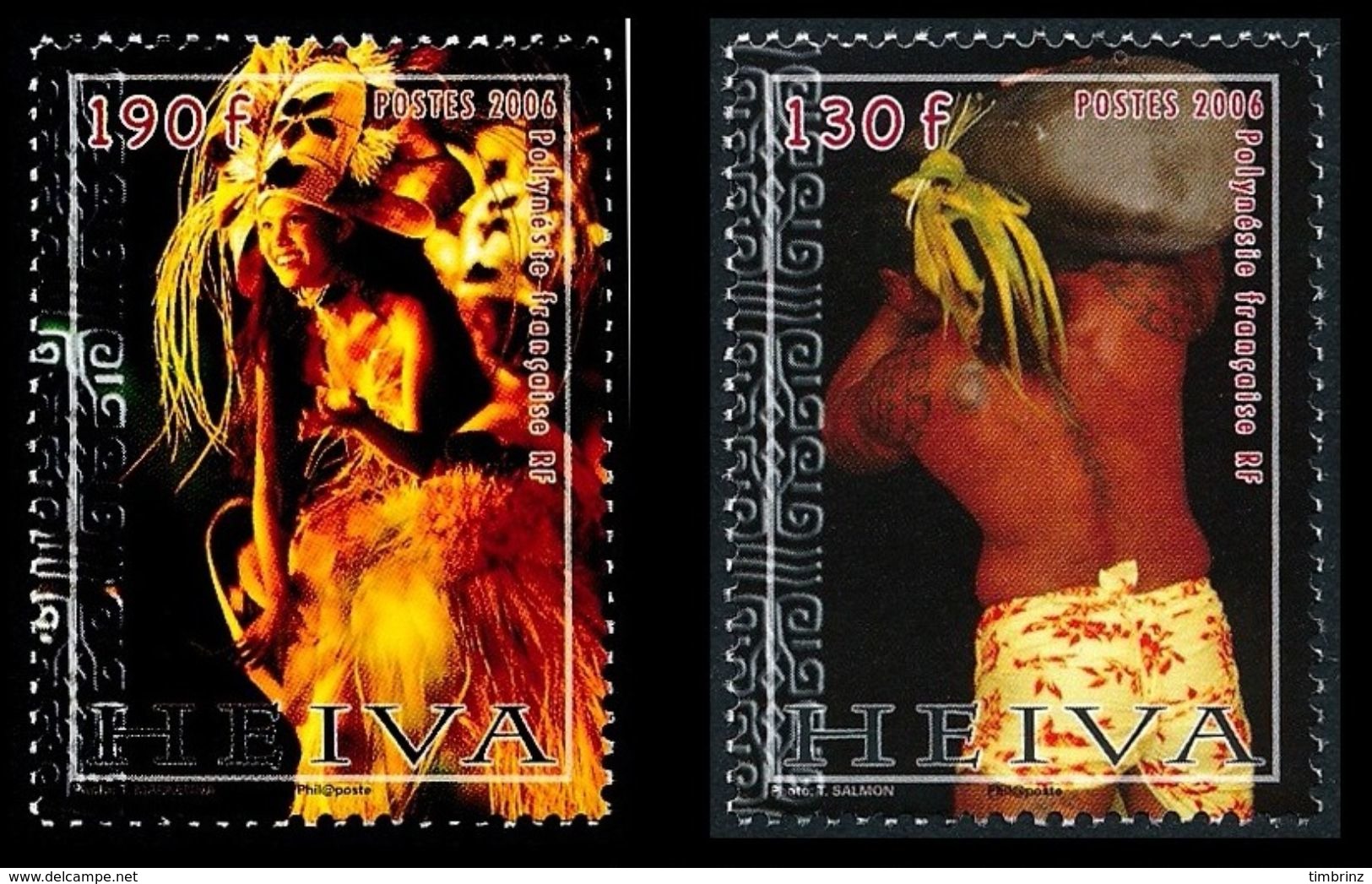 POLYNESIE Année complète 2006 + BF (dont carnet) - Yv. 761 à 797 + BF 32 ** SUP - 39 timbres ** MNH  ..Réf.POL23262