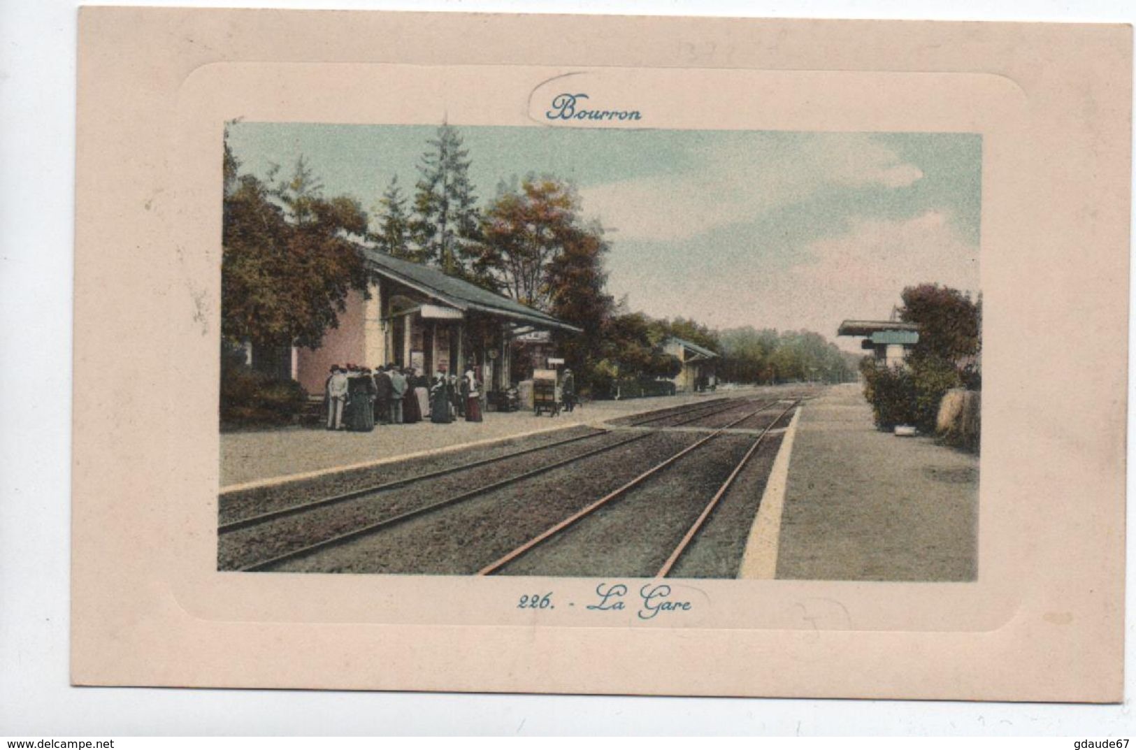 BOURRON (77) - LA GARE - Autres & Non Classés