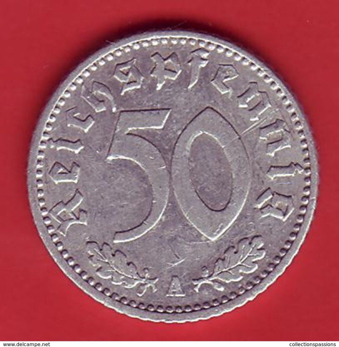 - ALLEMAGNE - Troisième Reich - 50 Reichspfennig - 1941 - - 50 Reichspfennig