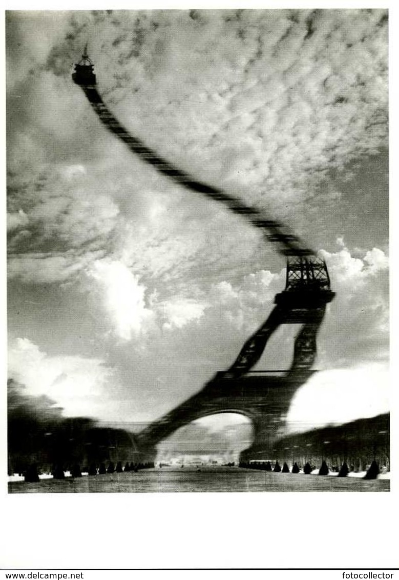 Paris Tour Eiffel : Distorsion Optique Par Doisneau (1982) - Doisneau