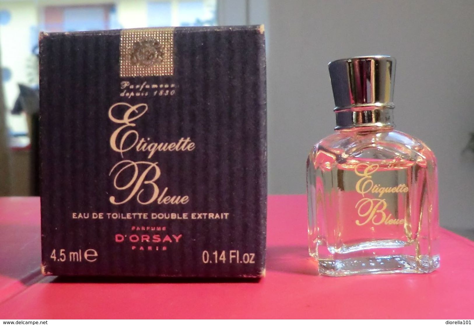 ETIQUETTE BLEUE - EDT DOUBLE EXTRAIT 4,5 ML De ORSAY - Miniatures Femmes (avec Boite)