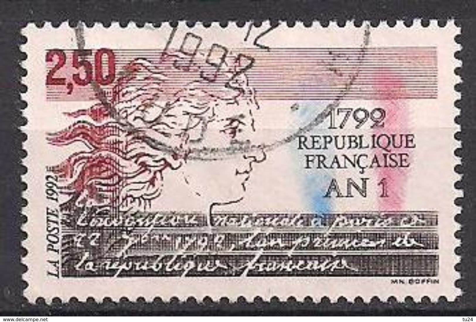 Frankreich  (1992)  Mi.Nr.  2915  Gest. / Used  (17eu09) - Gebraucht