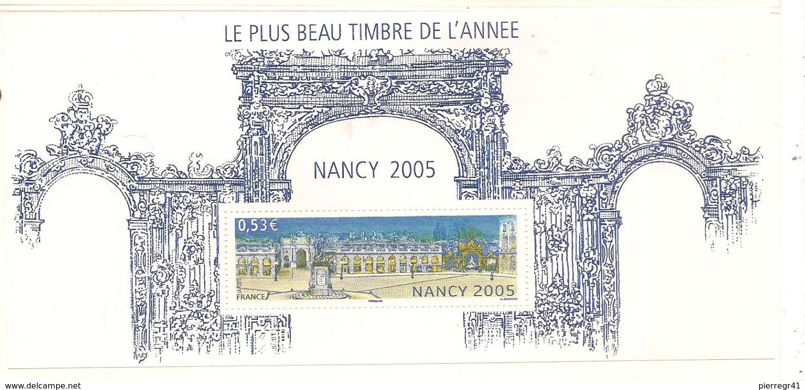 2005- SOUVENIR-PHILATELIQUE NANCY 2005-Timbre 0,53€ NEUF-Sans Blister-TBE LUXE - Blocs Souvenir