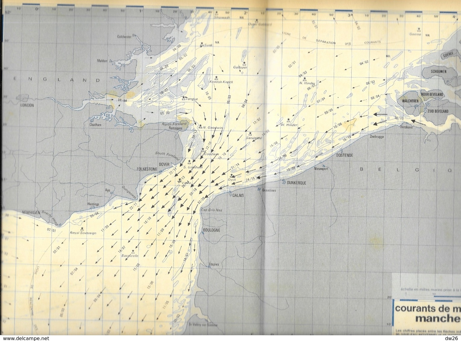 Courants De Marée C1 C2 C3 - Lot De 3 Fascicules De La Manche, Cartes Dressées Par Alain Maupas - Editions Maritimes - Cartes Marines