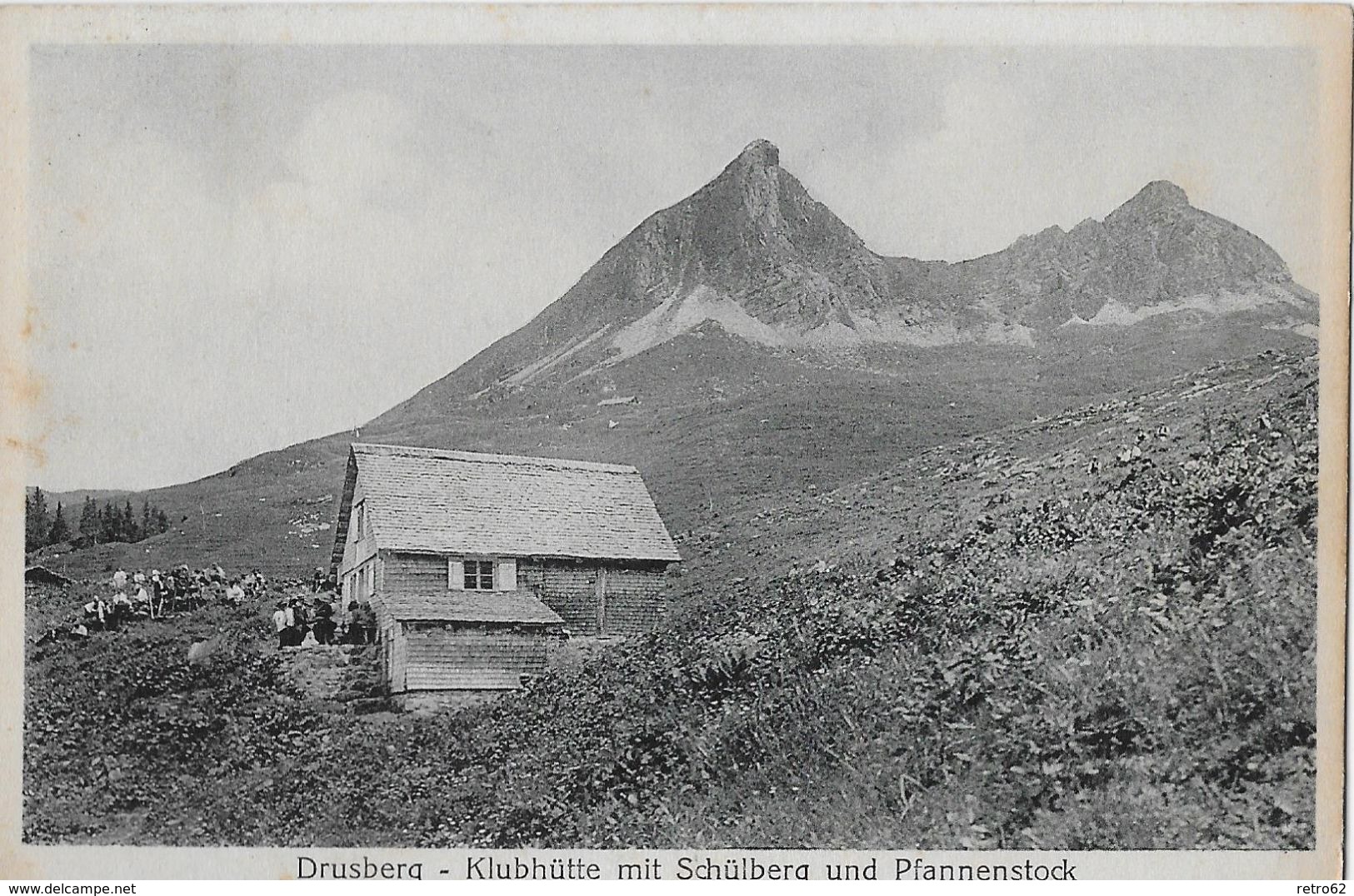 DRUSBERG → Klubhütte Mit Schülberg & Pfannenstock Anno 1923 - Autres & Non Classés