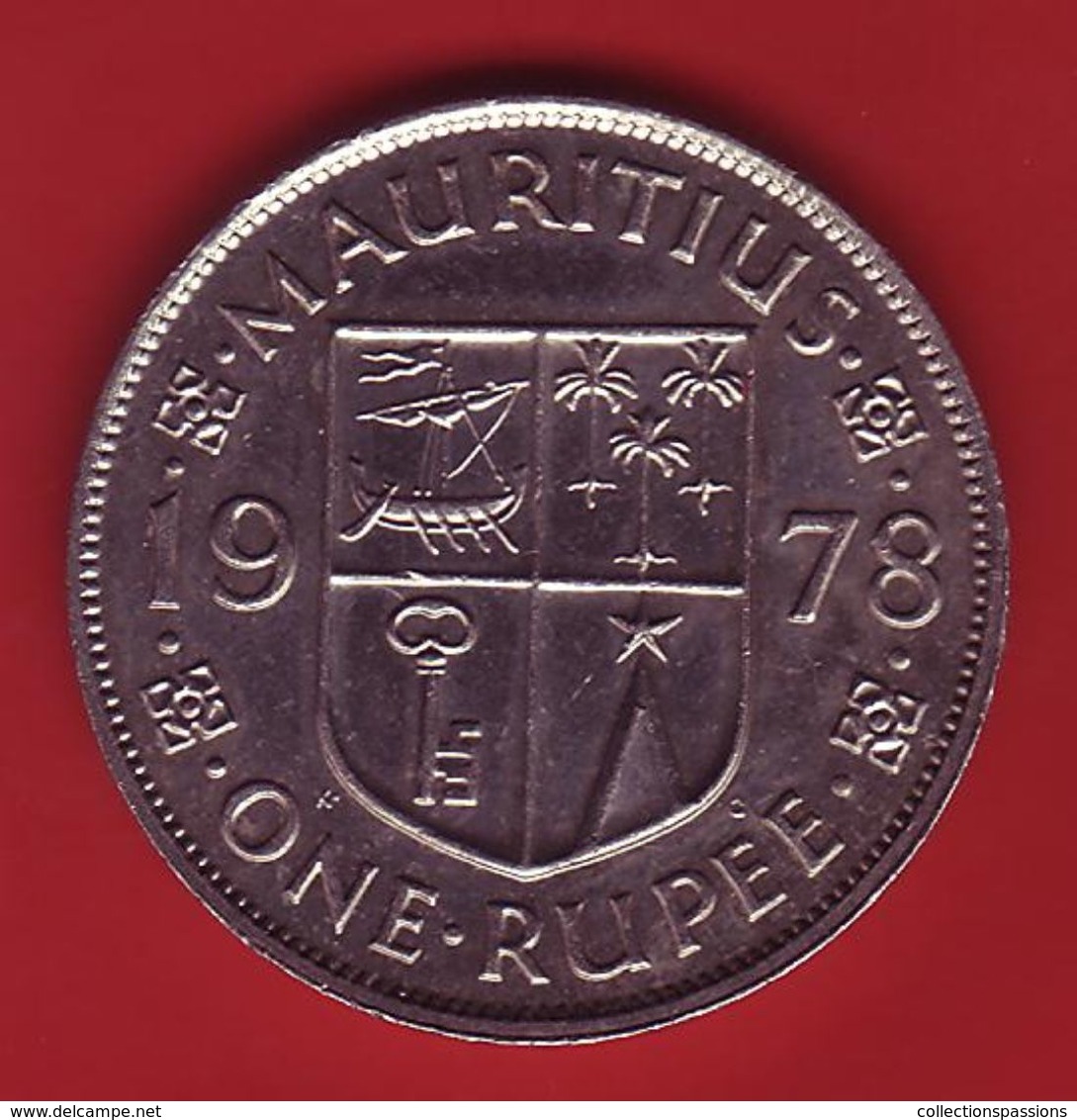 - MAURICE - 1 Rupee - 1978 - - Mauricio