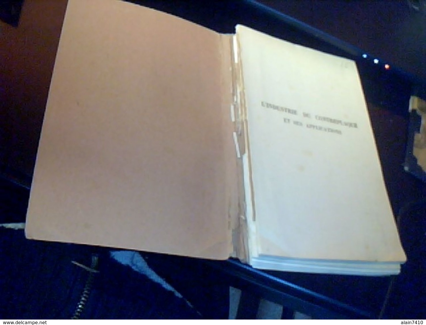 Revue Technique Travail Du Bois L Industrie Du Contreplaque Par M Anceau Annee 1933 + De 135 Pages - Autres & Non Classés