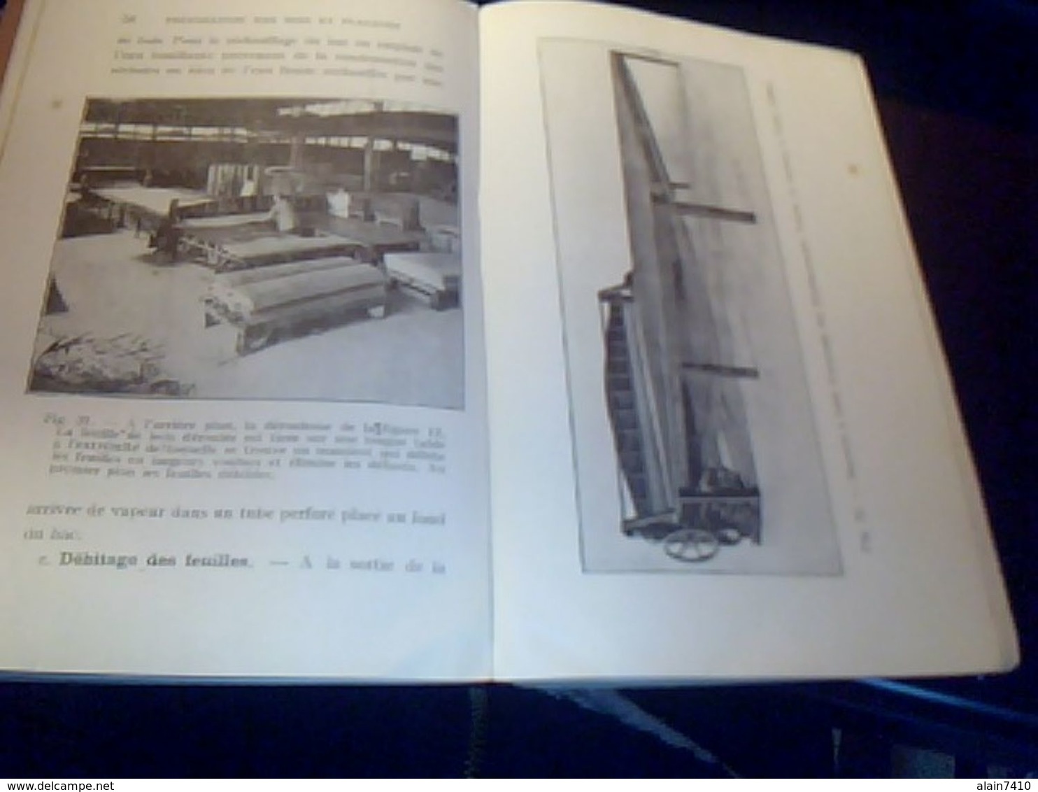 revue technique travail du bois l industrie du contreplaque par m anceau annee 1933 + de 135 pages