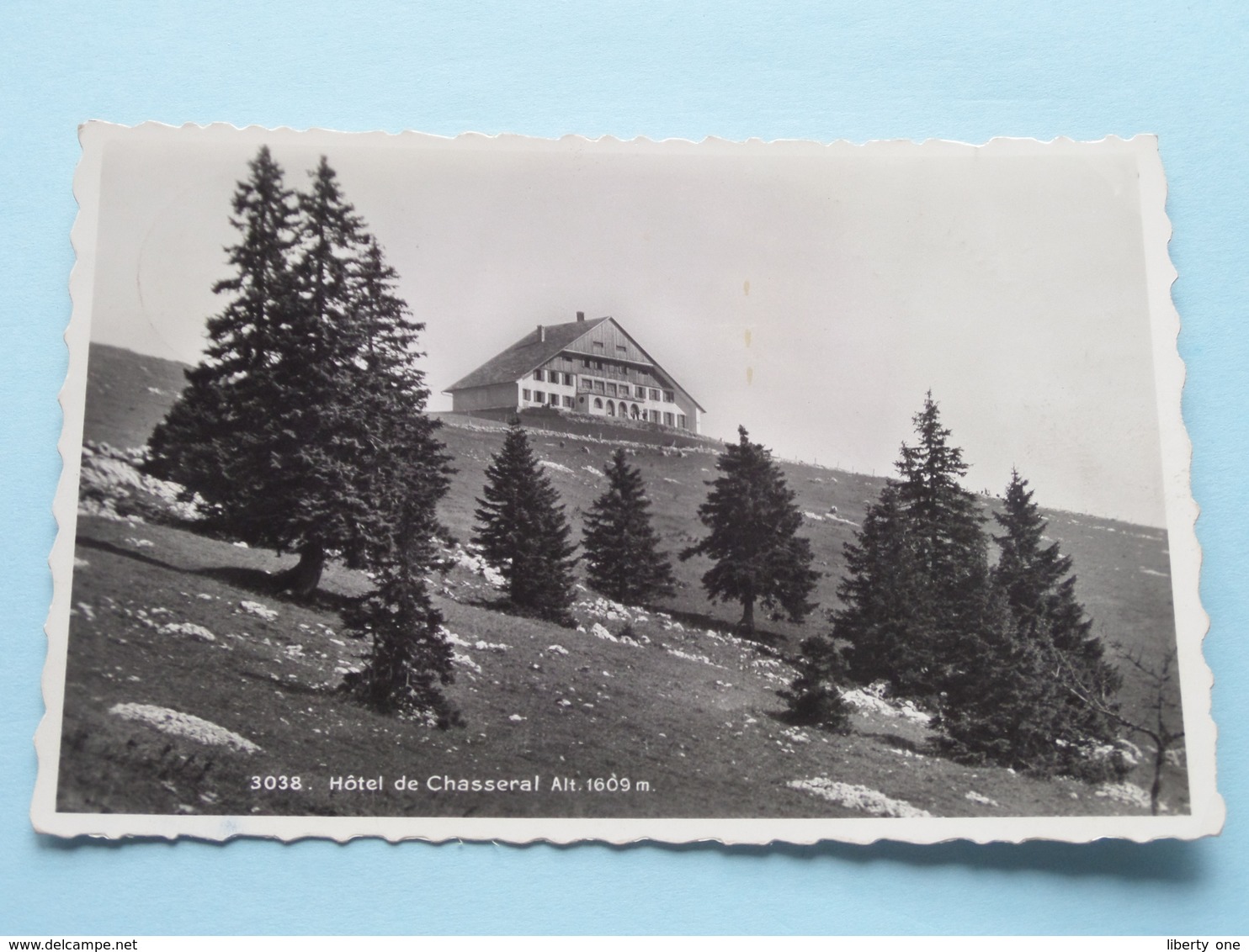 Hôtel De CHASSERAL 1609 M. ( Perrochet - 3038 ) Anno 1950 : Stamp NODS ( Zie Foto Details ) ! - Nods