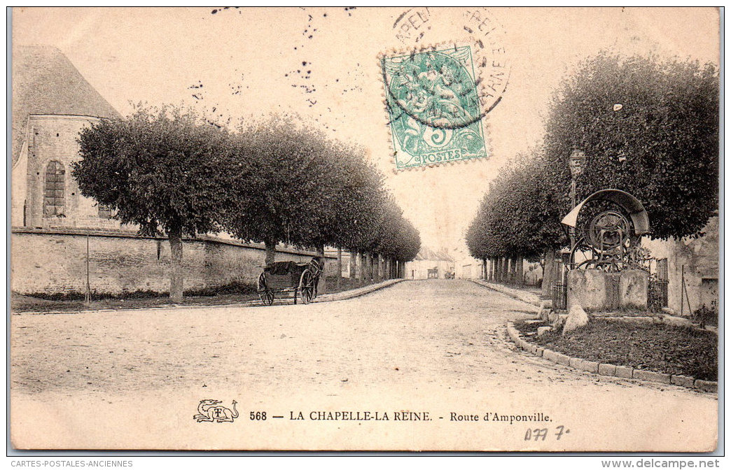77 LA CHAPELLE LA REINE - Route D'amponville - La Chapelle La Reine
