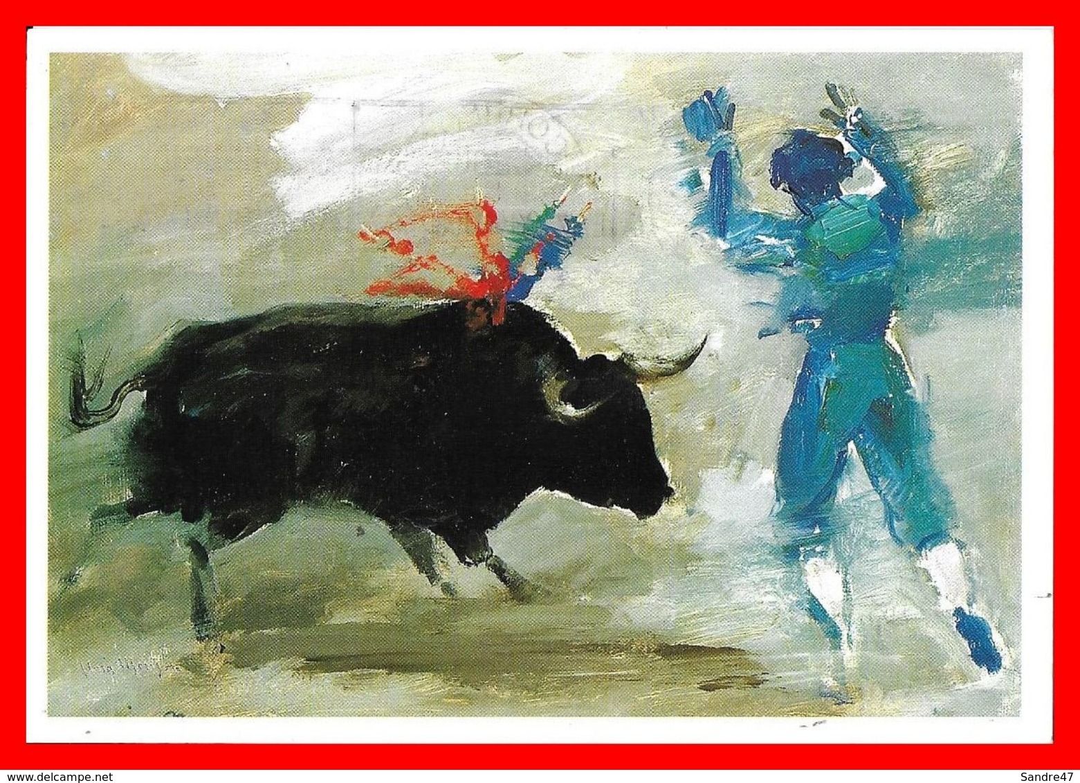 CPSM/gf  CORRIDA.  Antonio URIA-MONZON "Banderillas Al Cuarteo"...B599 - Stierkampf