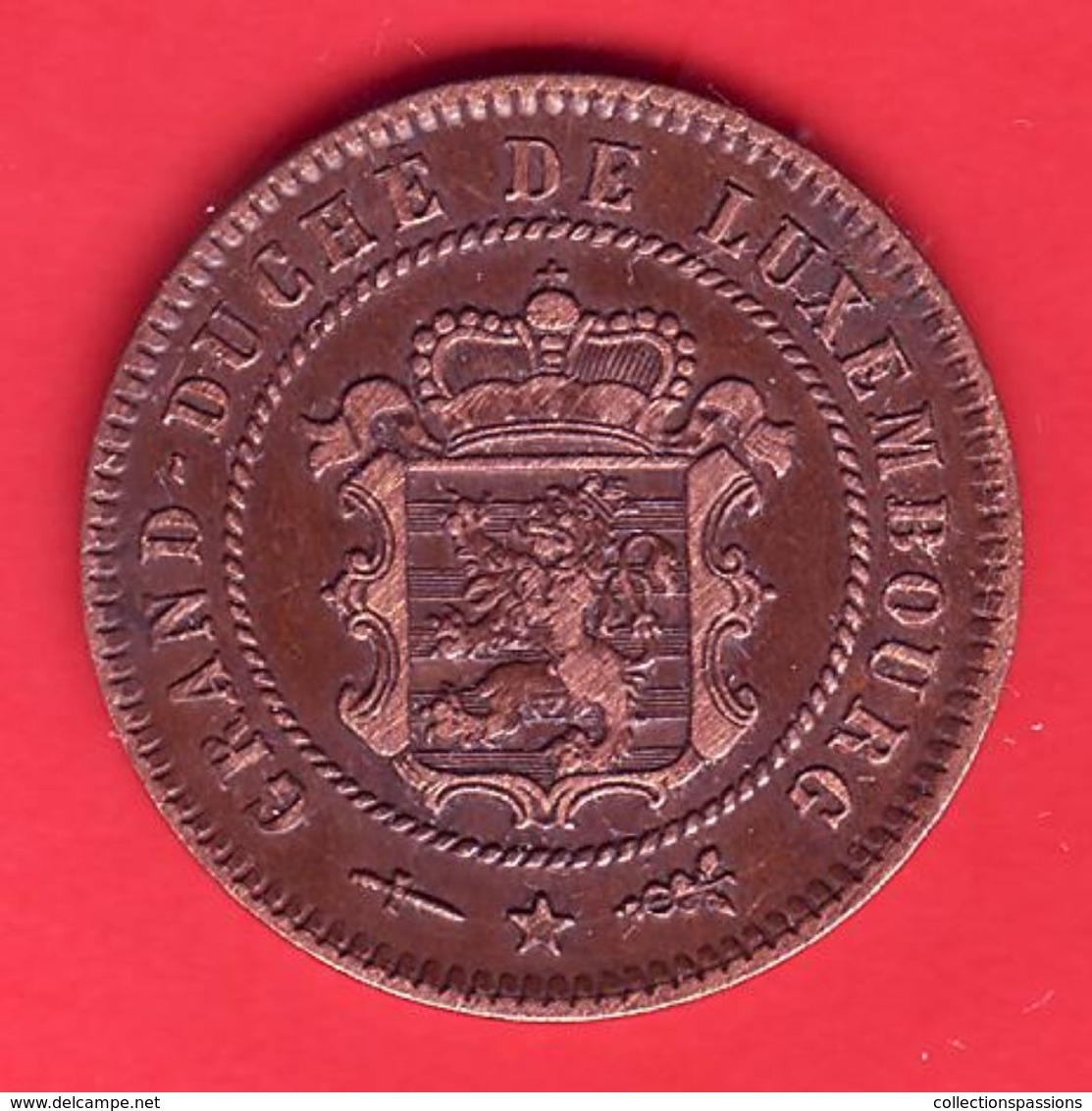 - LUXEMBOURG - 5 Centimes - 1854 - - Luxembourg