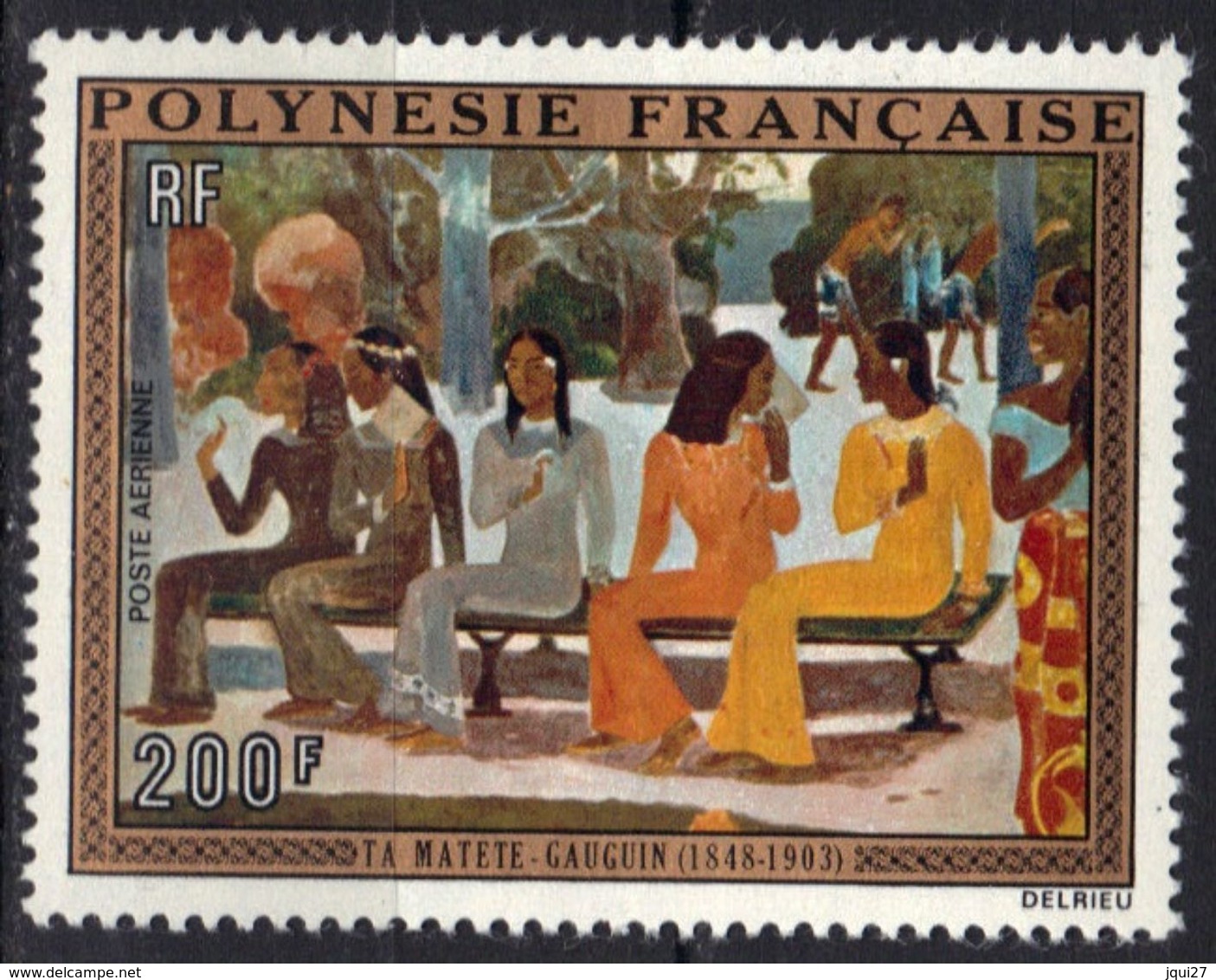 Polynésie Poste Aérienne N° 75 *, Tableau Gauguin, à Moins De 15% De La Cote - Unused Stamps