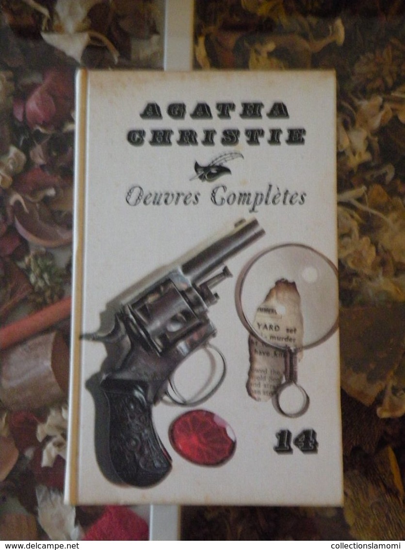 Lots de 14 livres Agatha Christie,les titres sont directement à voir sur les photos (Attention manque le n°7)