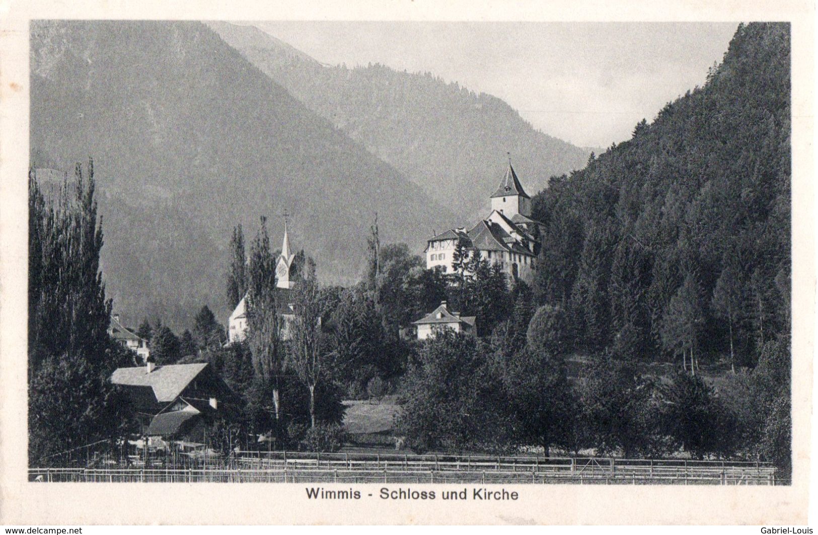 Wimmis Schloss Und Kirche - Wimmis