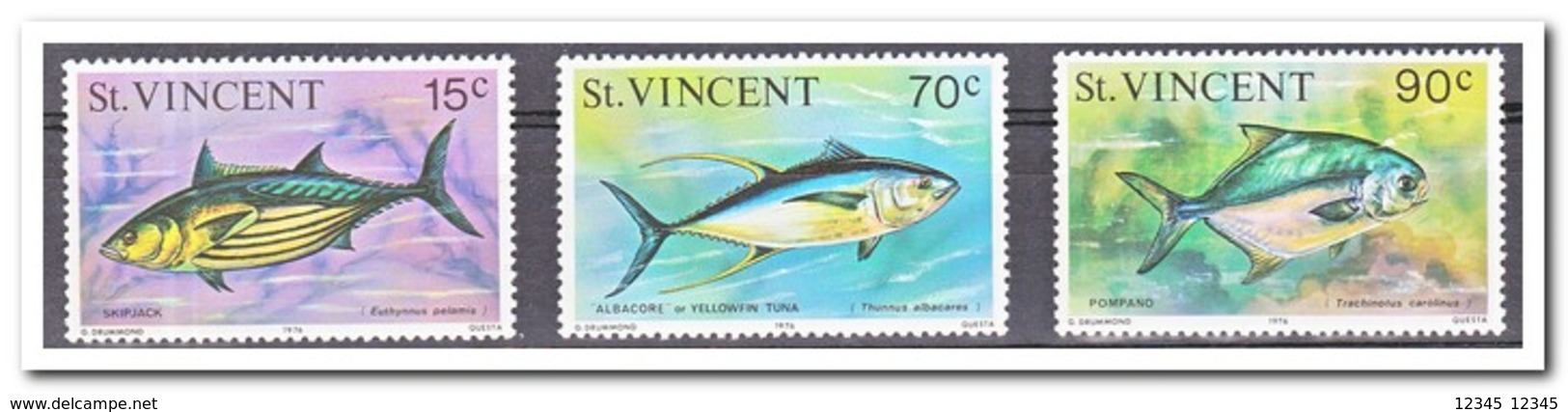 St. Vincent 1976, Postfris MNH, Fish - St.Vincent (1979-...)