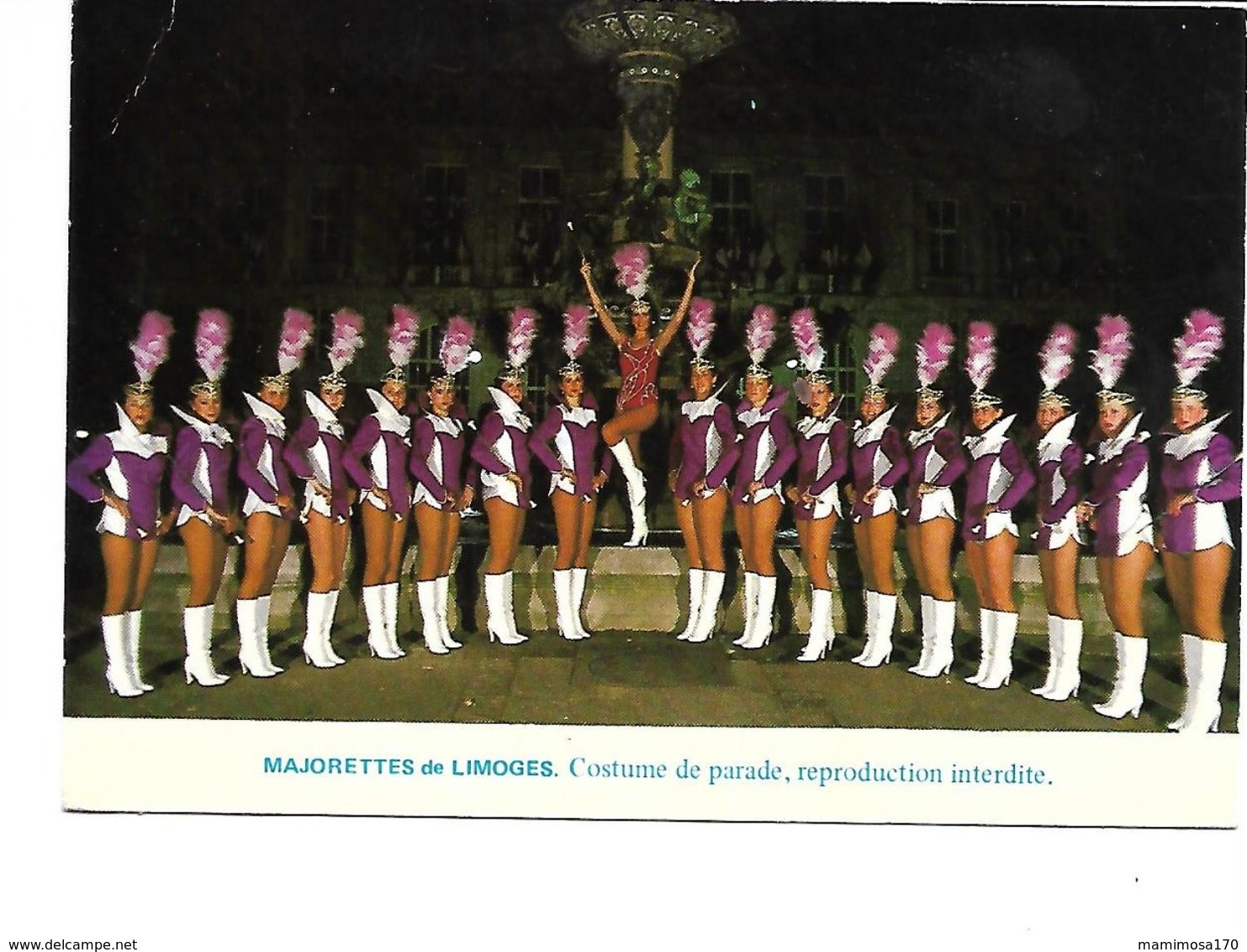 87-LIMOGES- Une Vue Animée Des " MAJORETTES En Costume De Parade - Limoges