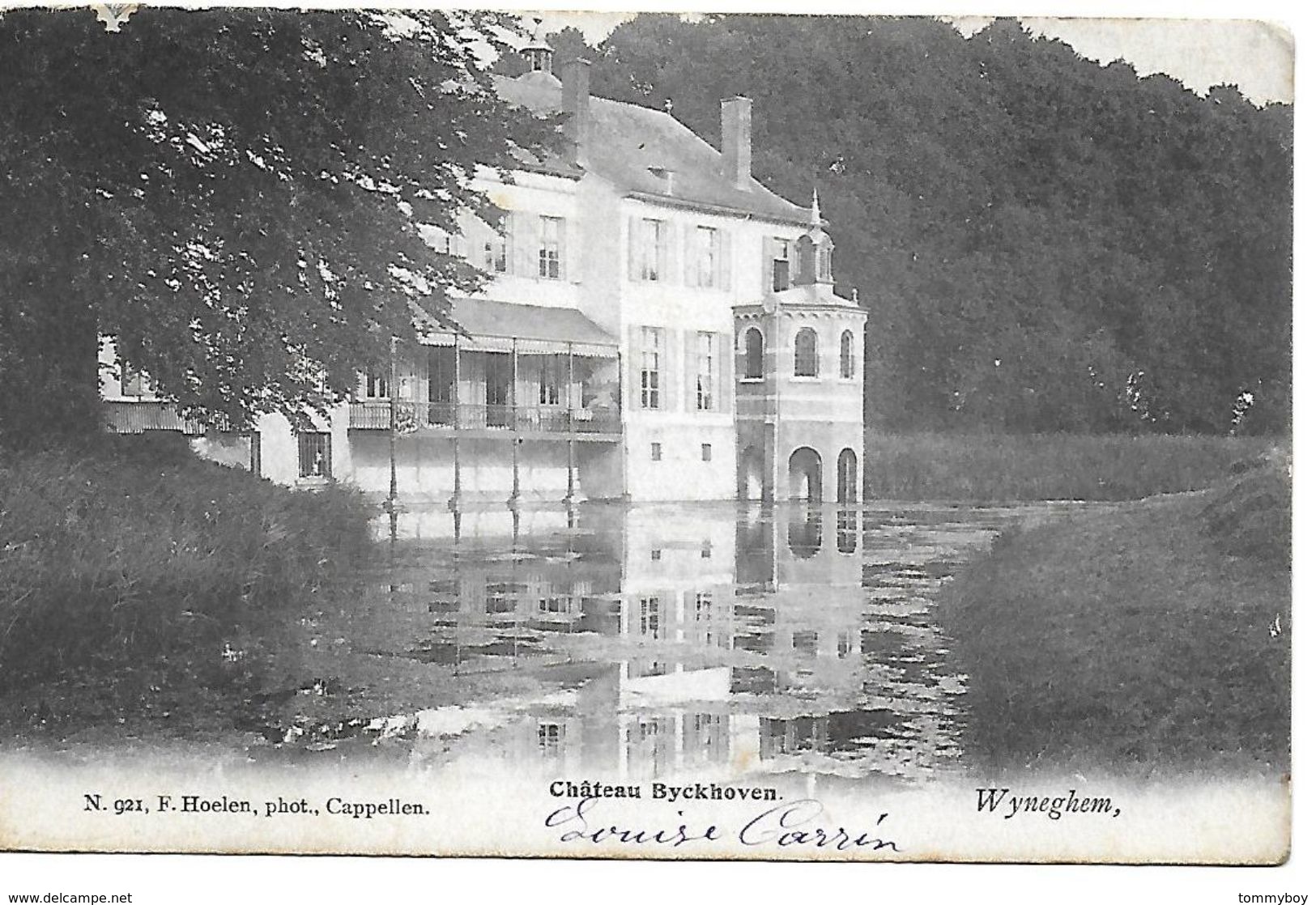 Château Byckhoven, Wyneghem, Verstuurd 1903 - Wijnegem