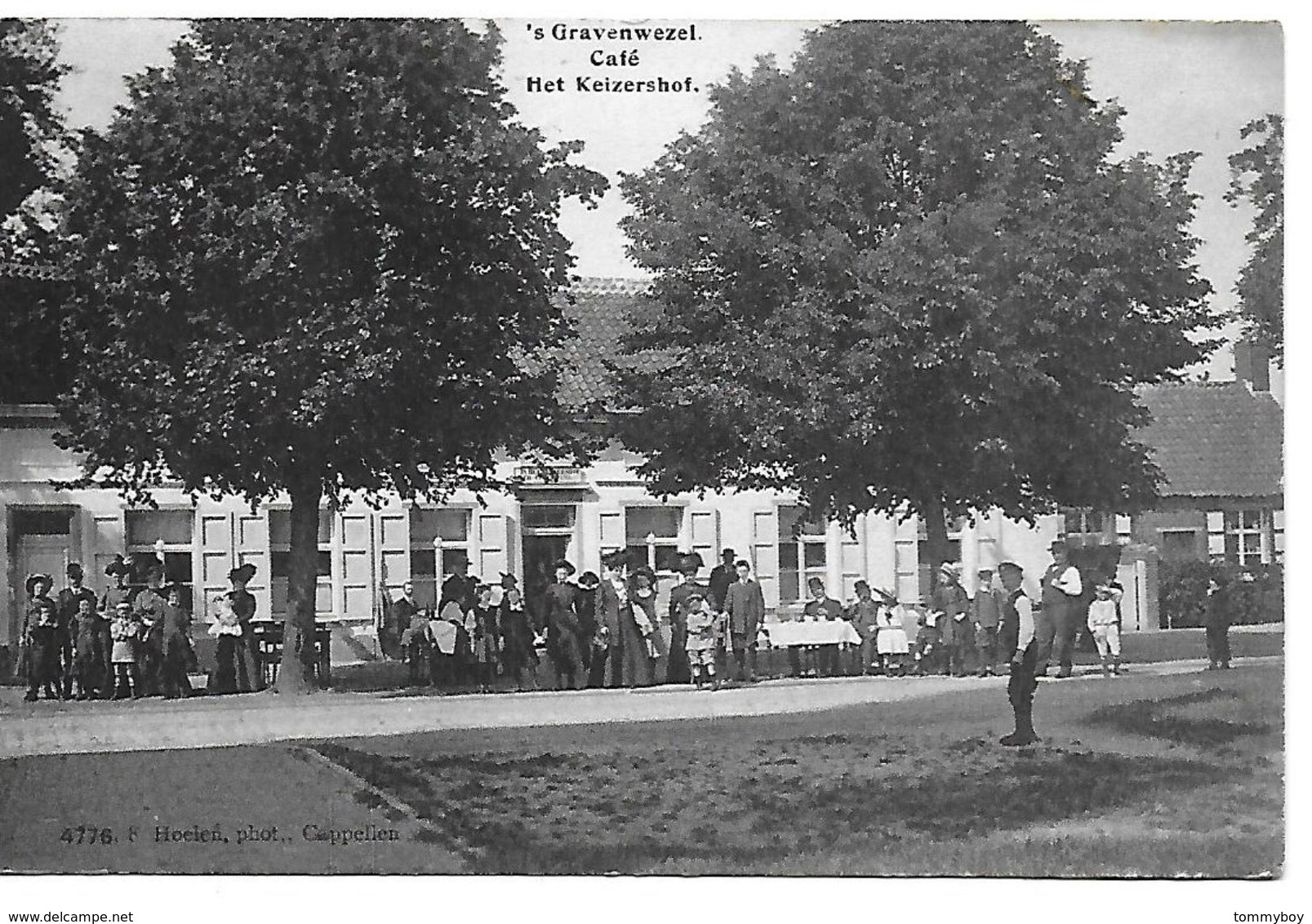 's Gravenwezel, Café Het Keizershof, Verstuurd 1911 - Schilde