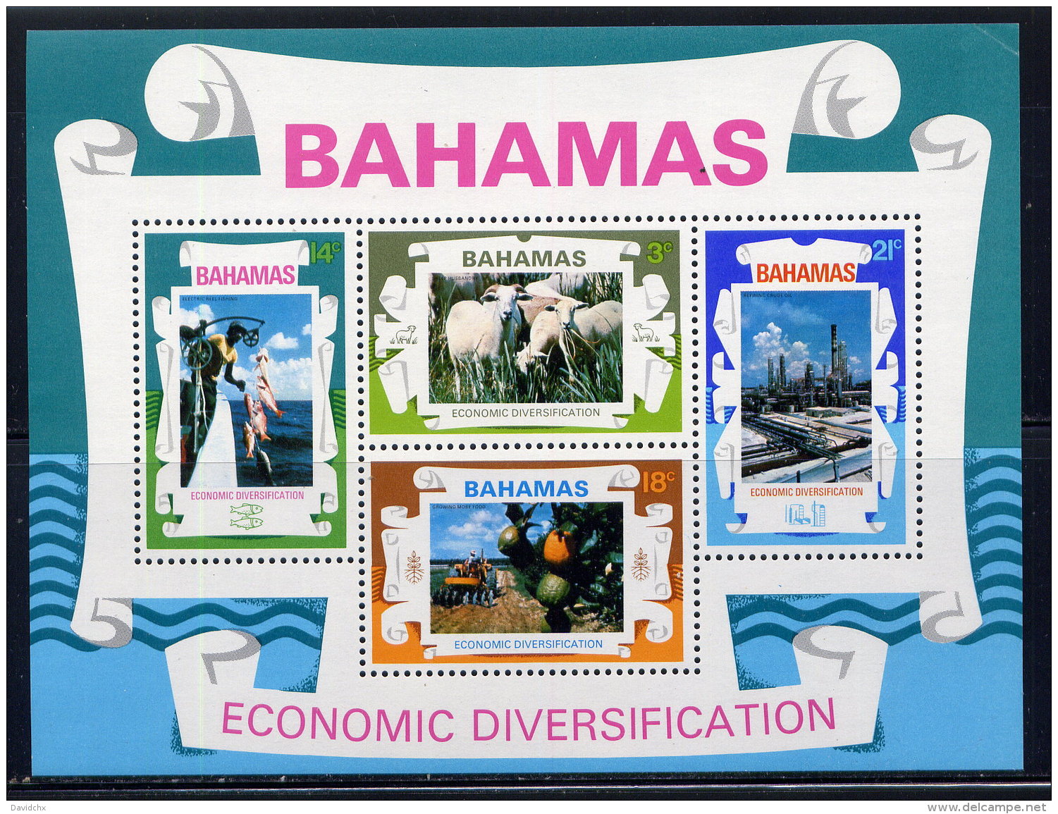 BAHAMAS, SOUVENIR SHEET, NO. 377a, MNH (LG) - Bahamas (1973-...)