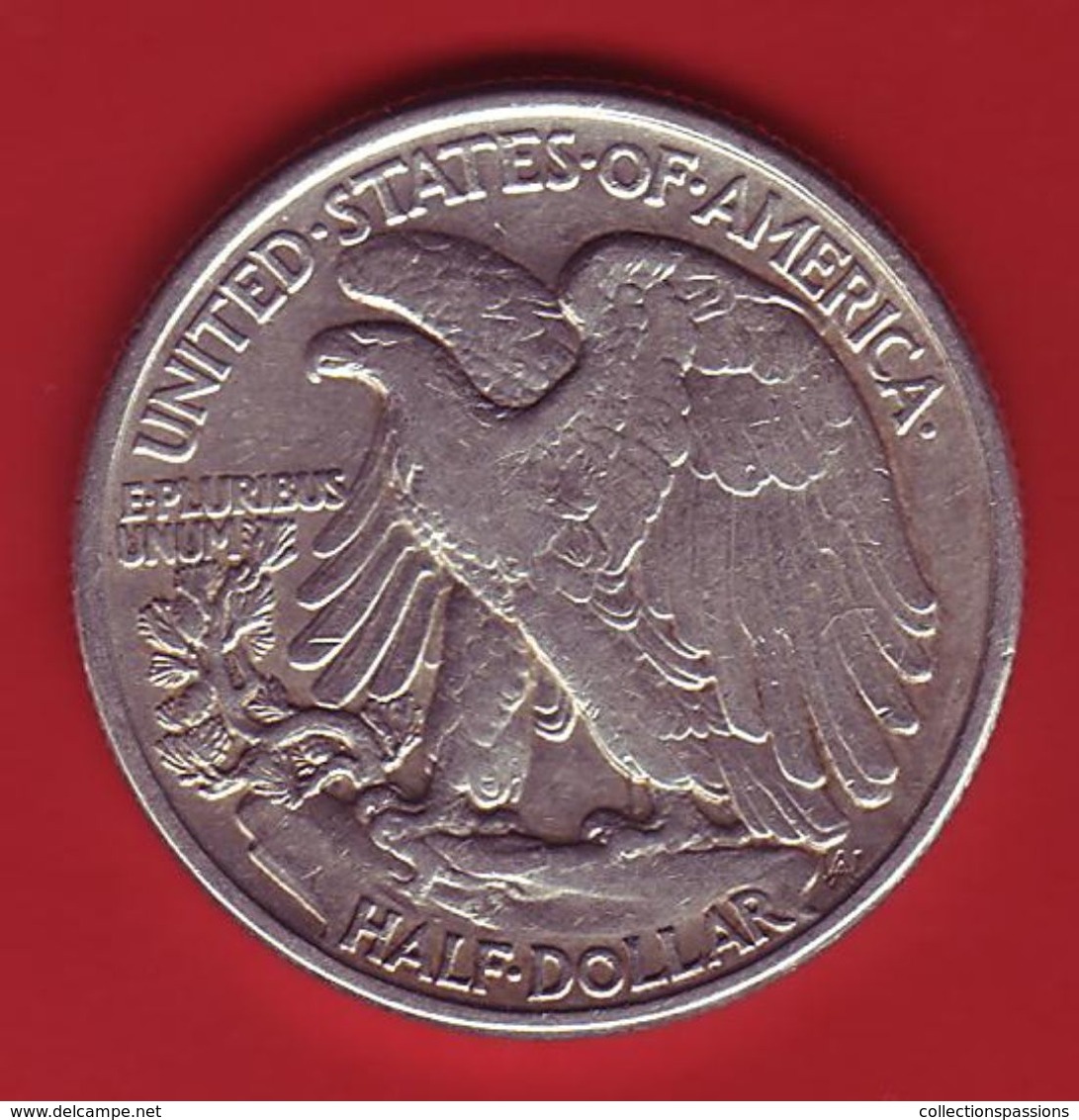 - USA - Etats Unis - Half Dollar Liberty 1945. - 1916-1947: Liberty Walking (Libertà Che Cammina)