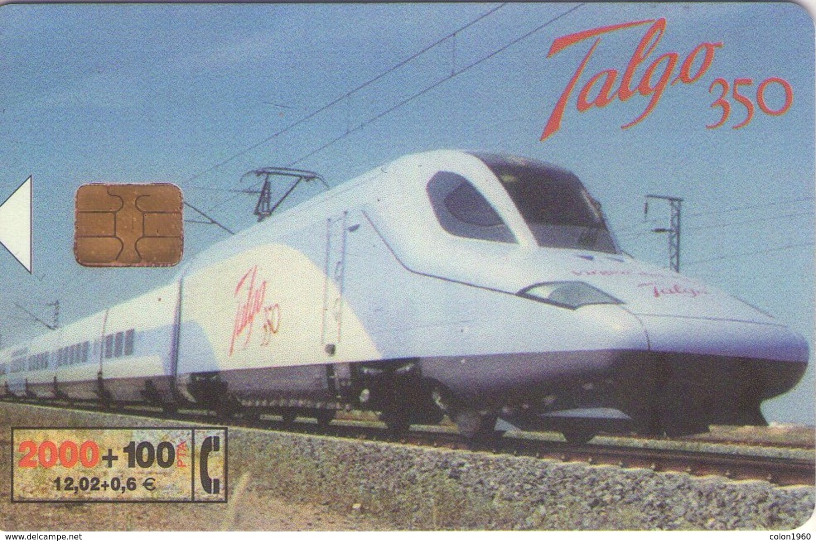 ESPAÑA. B-089. Tren Talgo 350. 12-2000. (209) - Emisiones Básicas