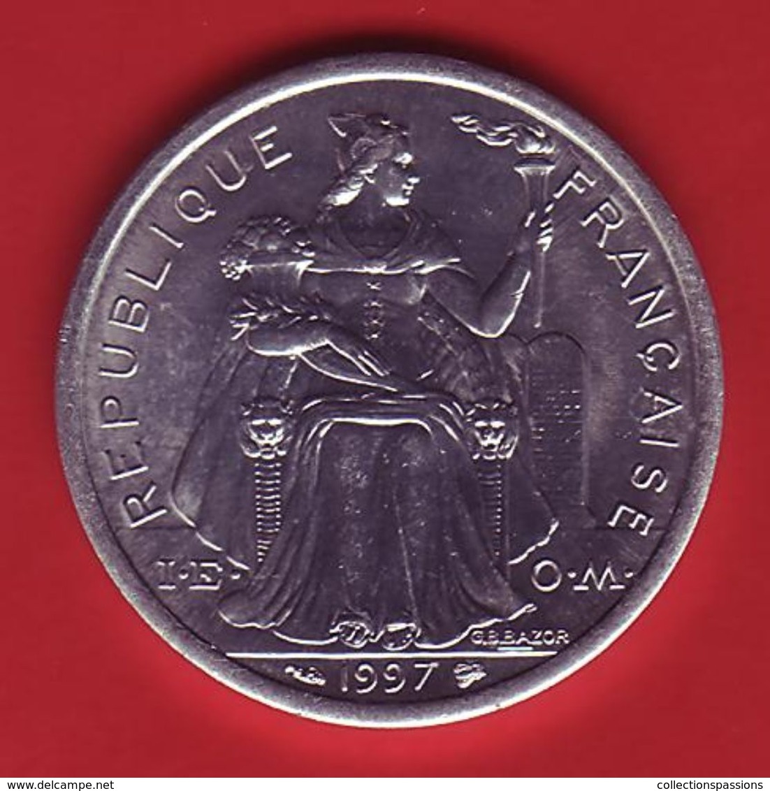 - NOUVELLE CALEDONIE - 2 Francs - 1997 - - Nieuw-Caledonië