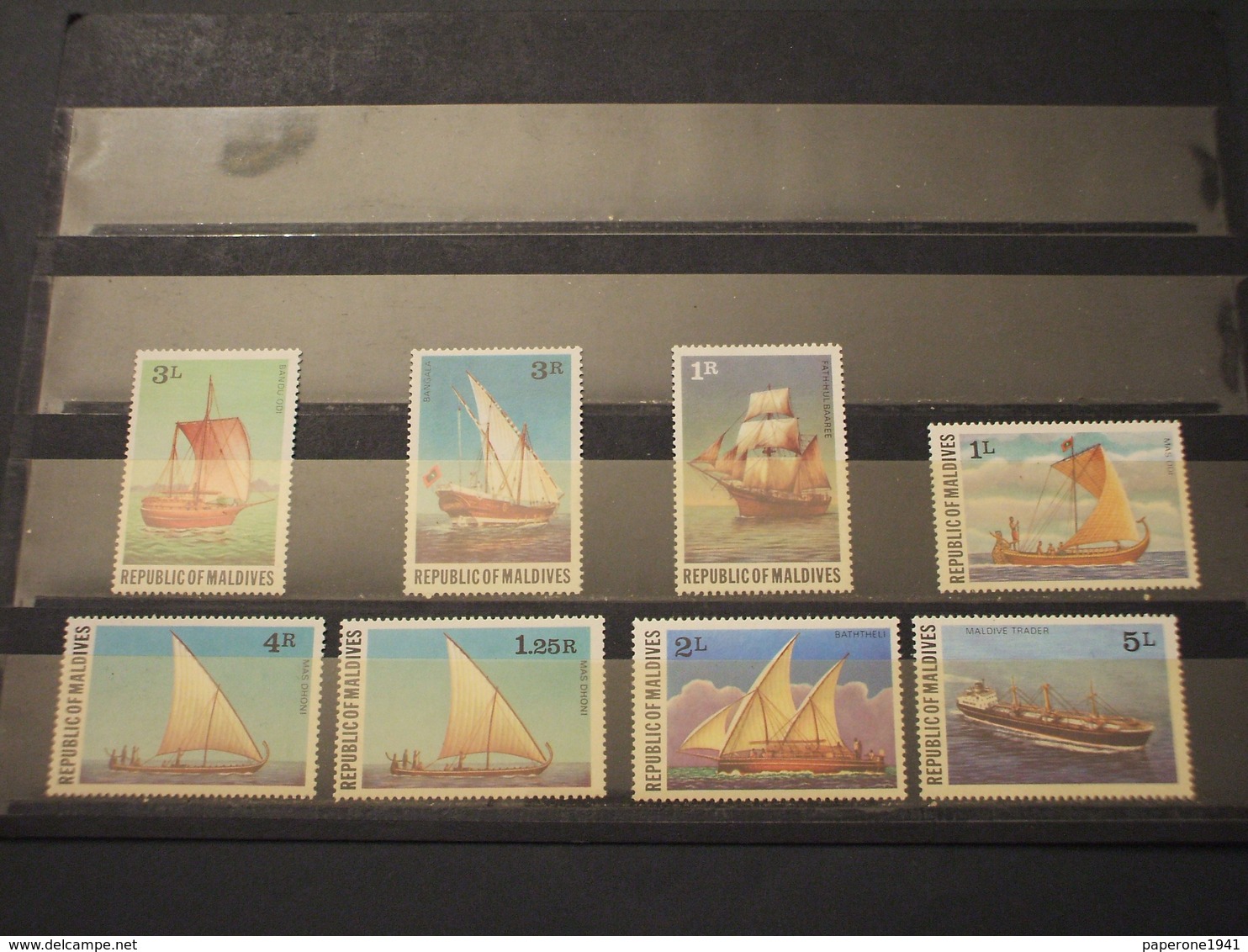 MALDIVES - 1978 NAVI/BATTELLI  8 VALORI - NUOVI(++) - Maldive (1965-...)