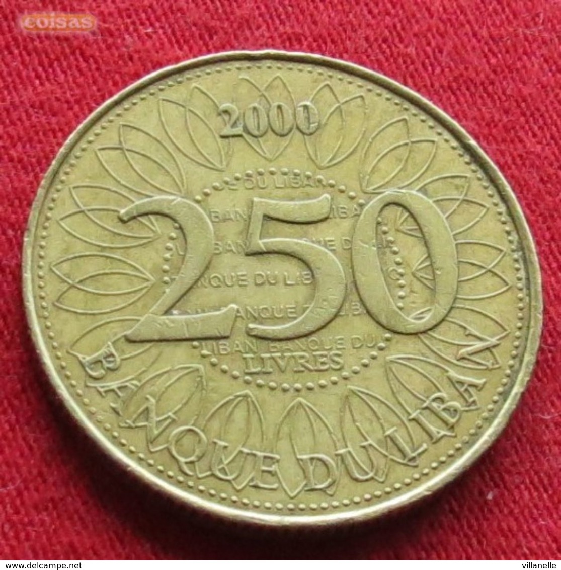 Lebanon 250 Livres 2000 KM# 36 Liban Libano Libanon - Liban