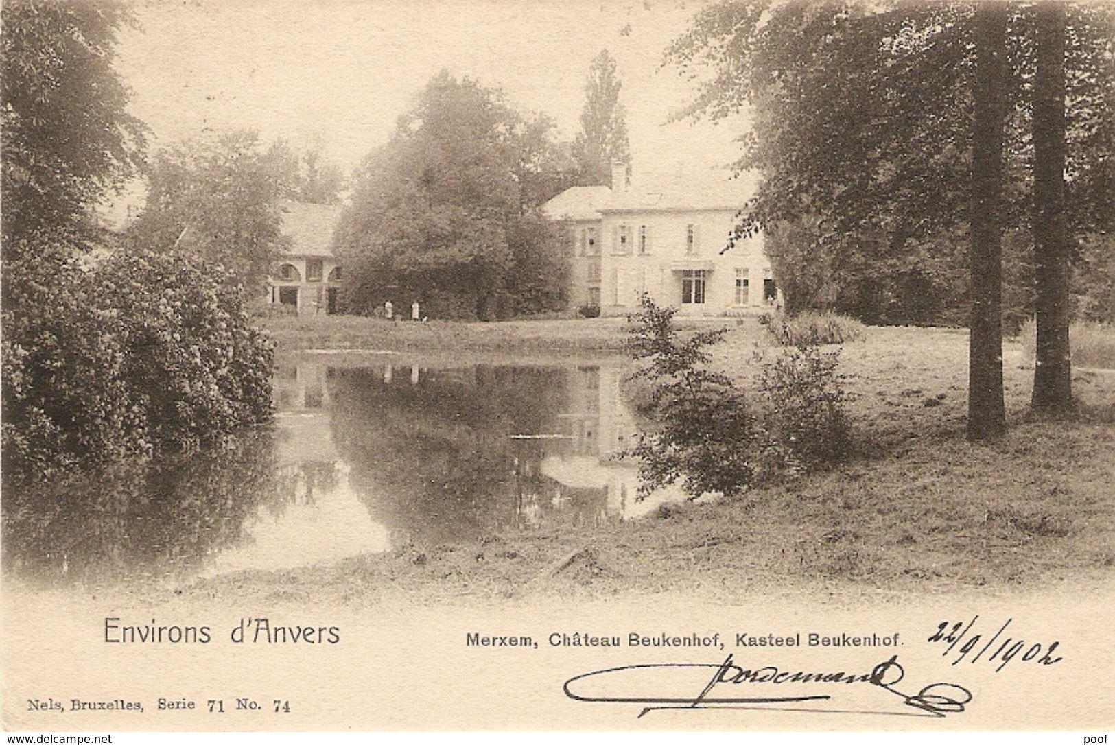 Merxem ( Merksem ) : Kasteel Beukenhof  1902 - Autres & Non Classés