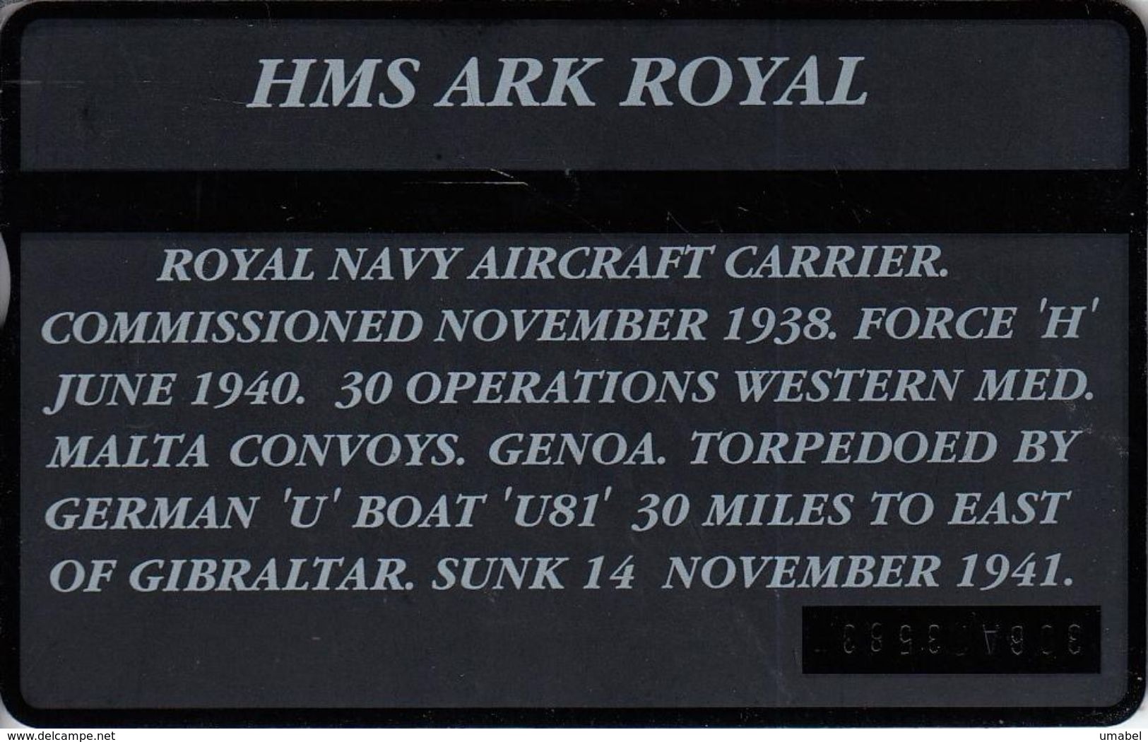 HMS Ark Royal - Gibraltar