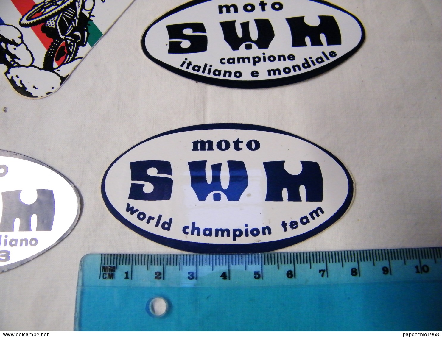 SWM LOTTO ADESIVI MOTOCICLISMO VINTAGE - Stickers