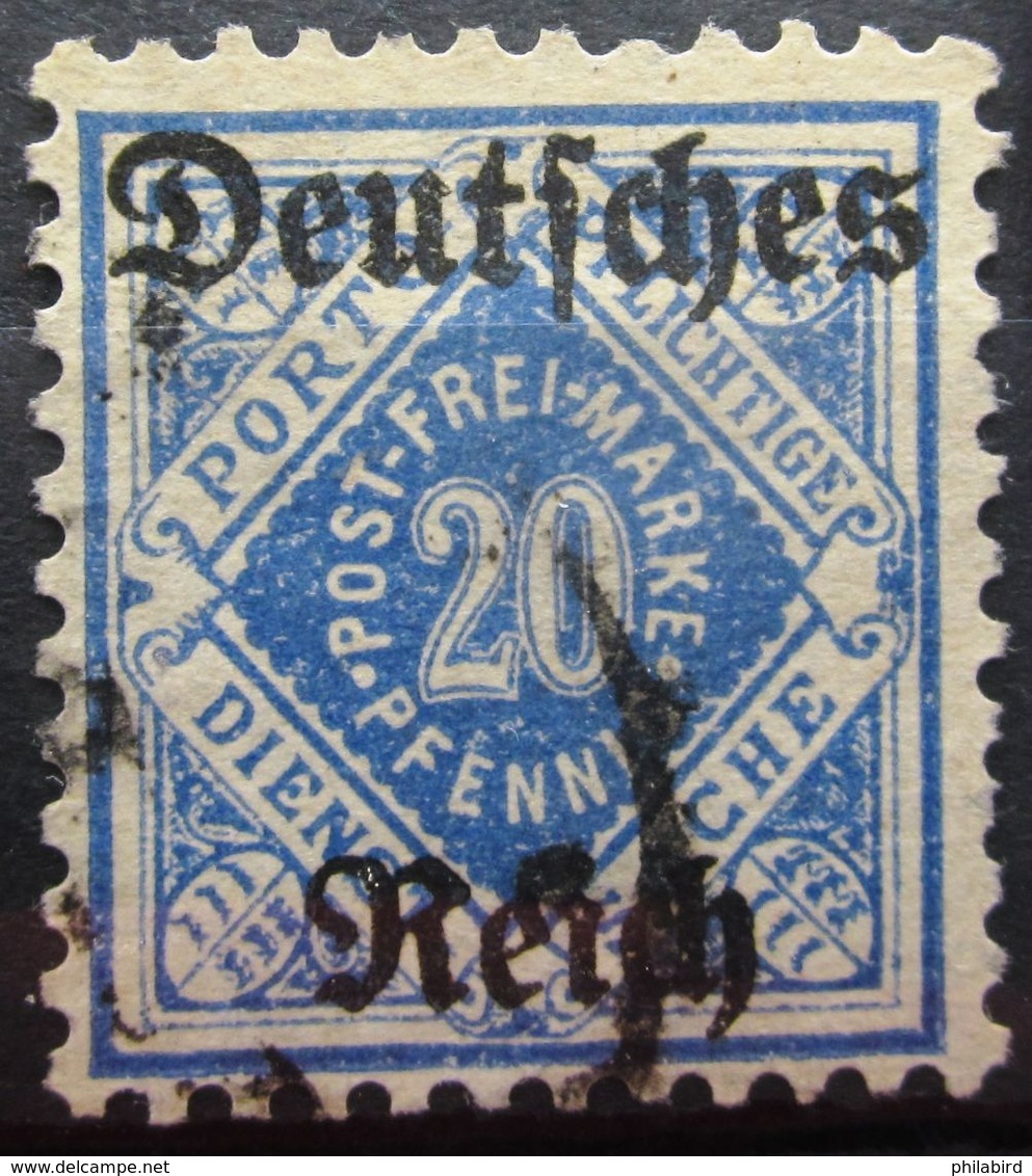 ALLEMAGNE Empire                Service 15X                   OBLITERE - Service