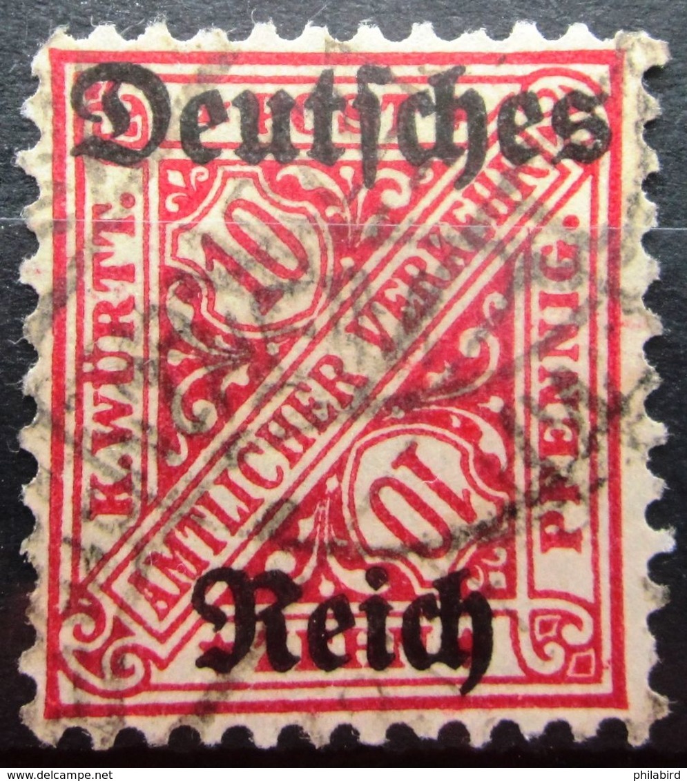 ALLEMAGNE Empire                Service 15AA                  OBLITERE - Dienstzegels