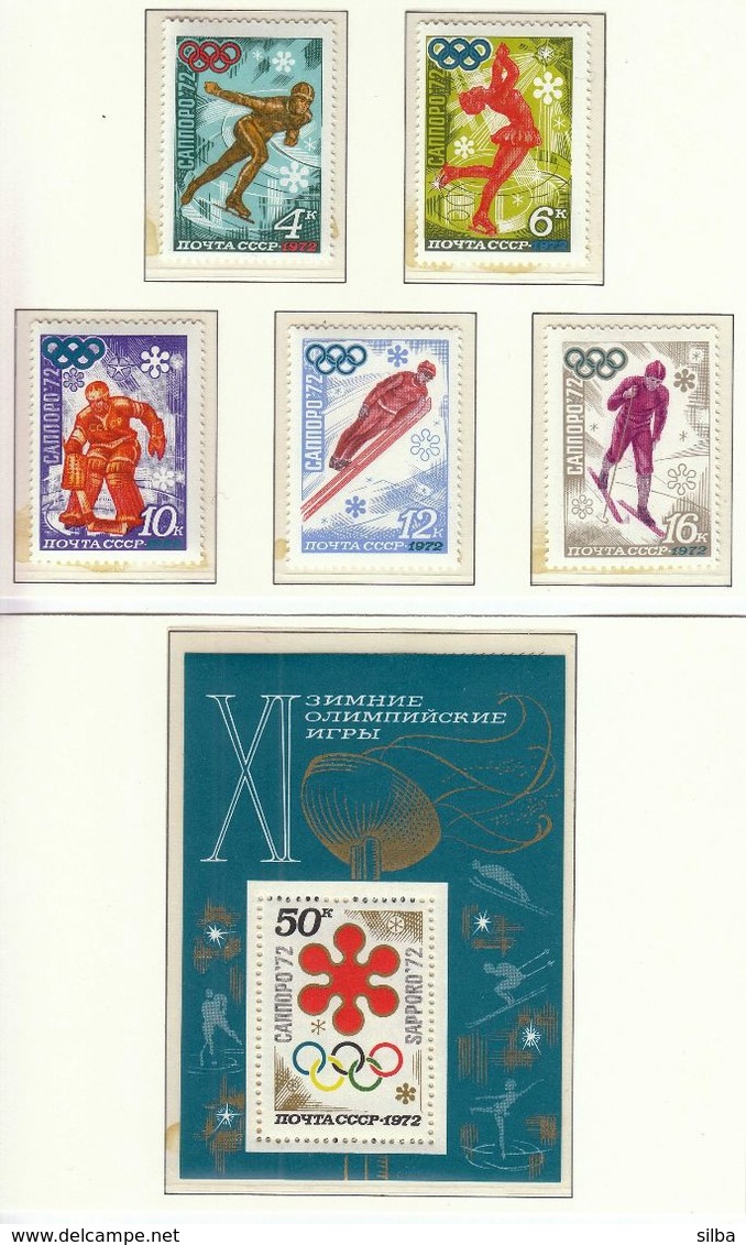 USSR Russia / Olympic Games Sapporo 1972 / Speed Skating, Figure Skating, Ice Hockey, Ski Jumping, Cross Country Skiing - Winter 1972: Sapporo