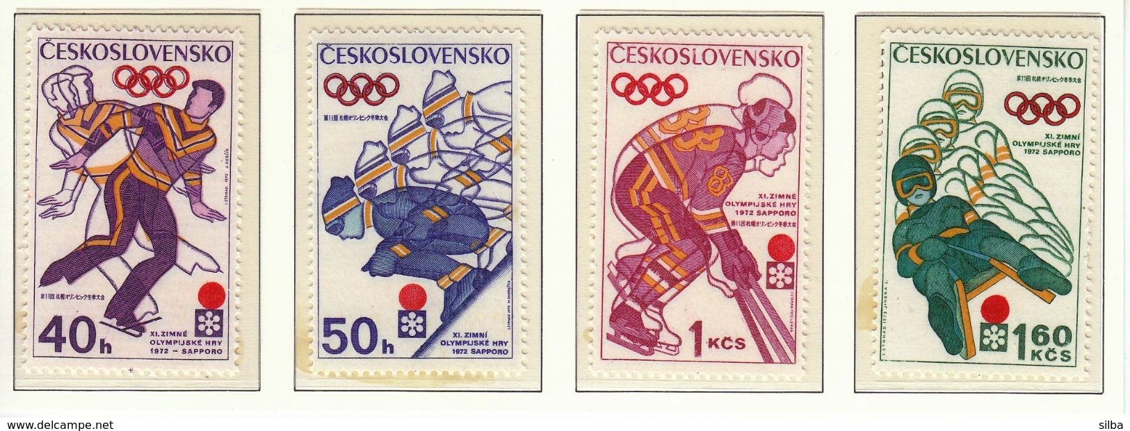 Czechoslovakia / Olympic Games Sapporo 1972 / Speed Skating, Figure Skating, Ice Hockey, Luge - Winter 1972: Sapporo