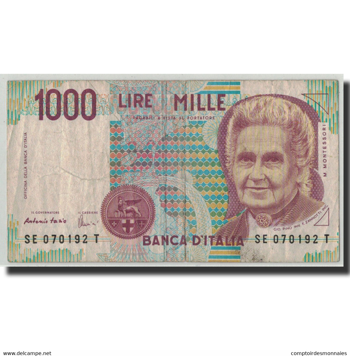 Billet, Italie, 1000 Lire, 1990, 1990-10-03, KM:114c, B+ - 1000 Lire