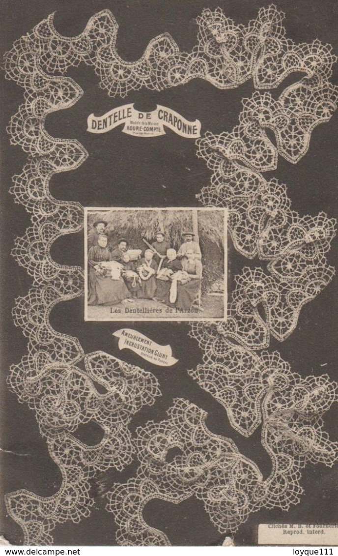 Dentelle De Craponne,modèle De La Maison Roure-compte, Les Dentellières De L'arzon - Craponne Sur Arzon